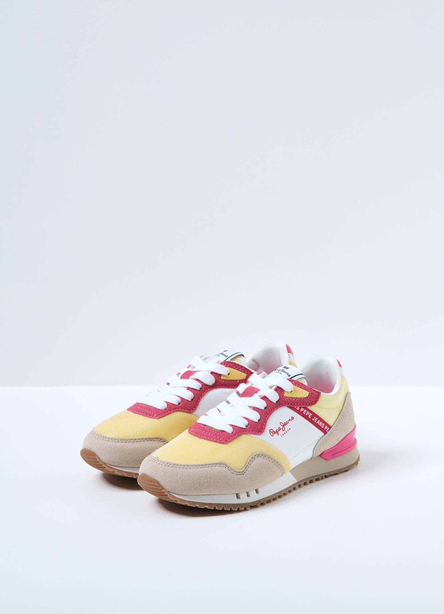 Детские кроссовки Pepe Jeans London (LONDON ONE G s_PGS30537), желтые, Желтый 
Детские кроссовки Pepe Jeans London (LONDON ONE G s_PGS30537), желтые, Желтый