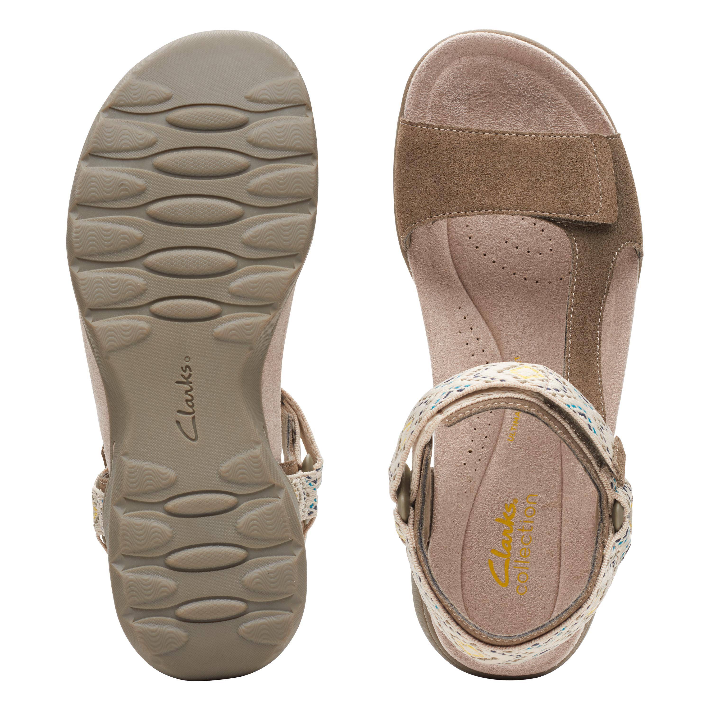 

Женские сандалии Clarks (Amanda Step 26164494), зеленые, Зеленый