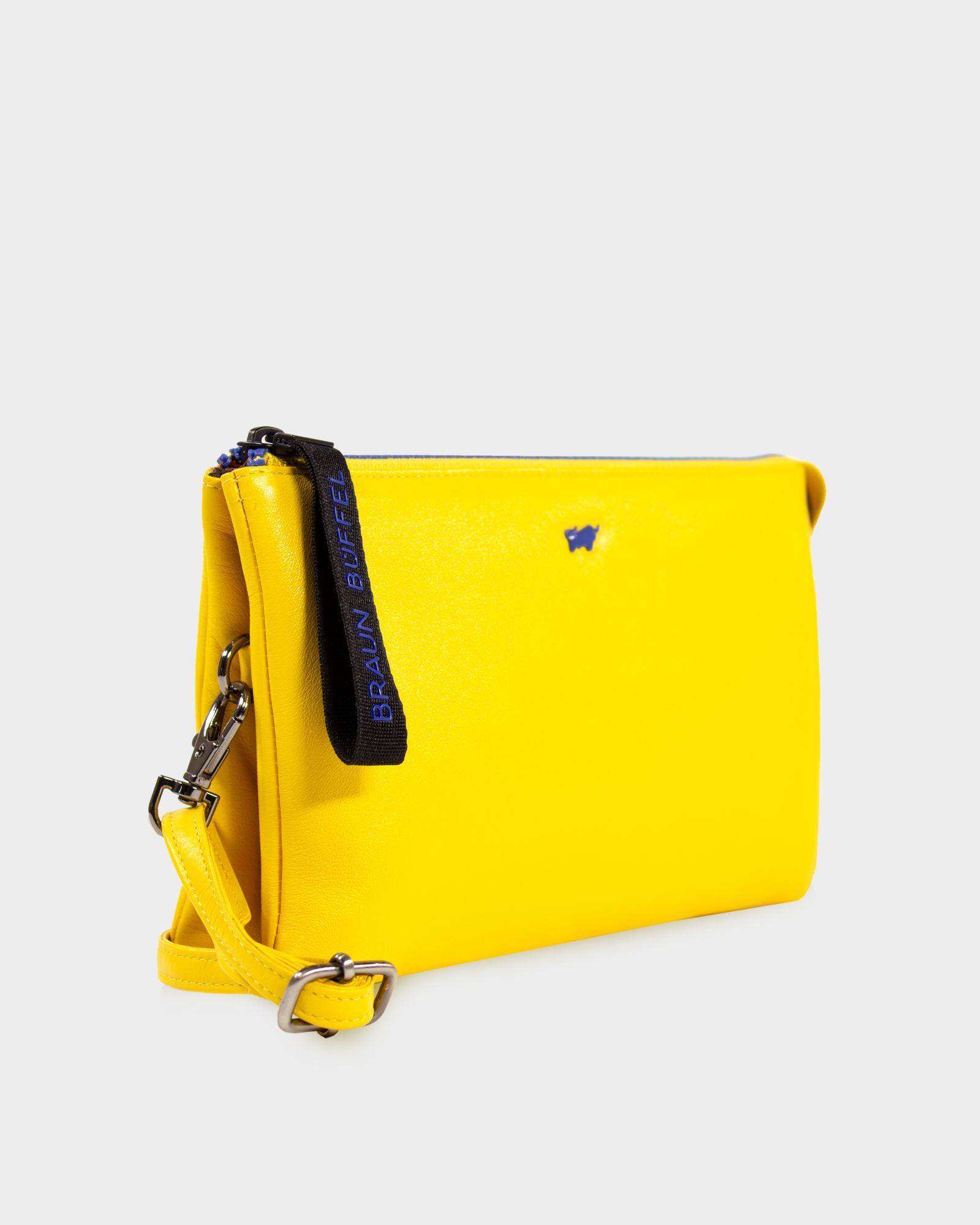Женская сумка кросс-боди женщин Braun Buffel, желтая, цвет желтый, размер ONE SIZE - фото 3