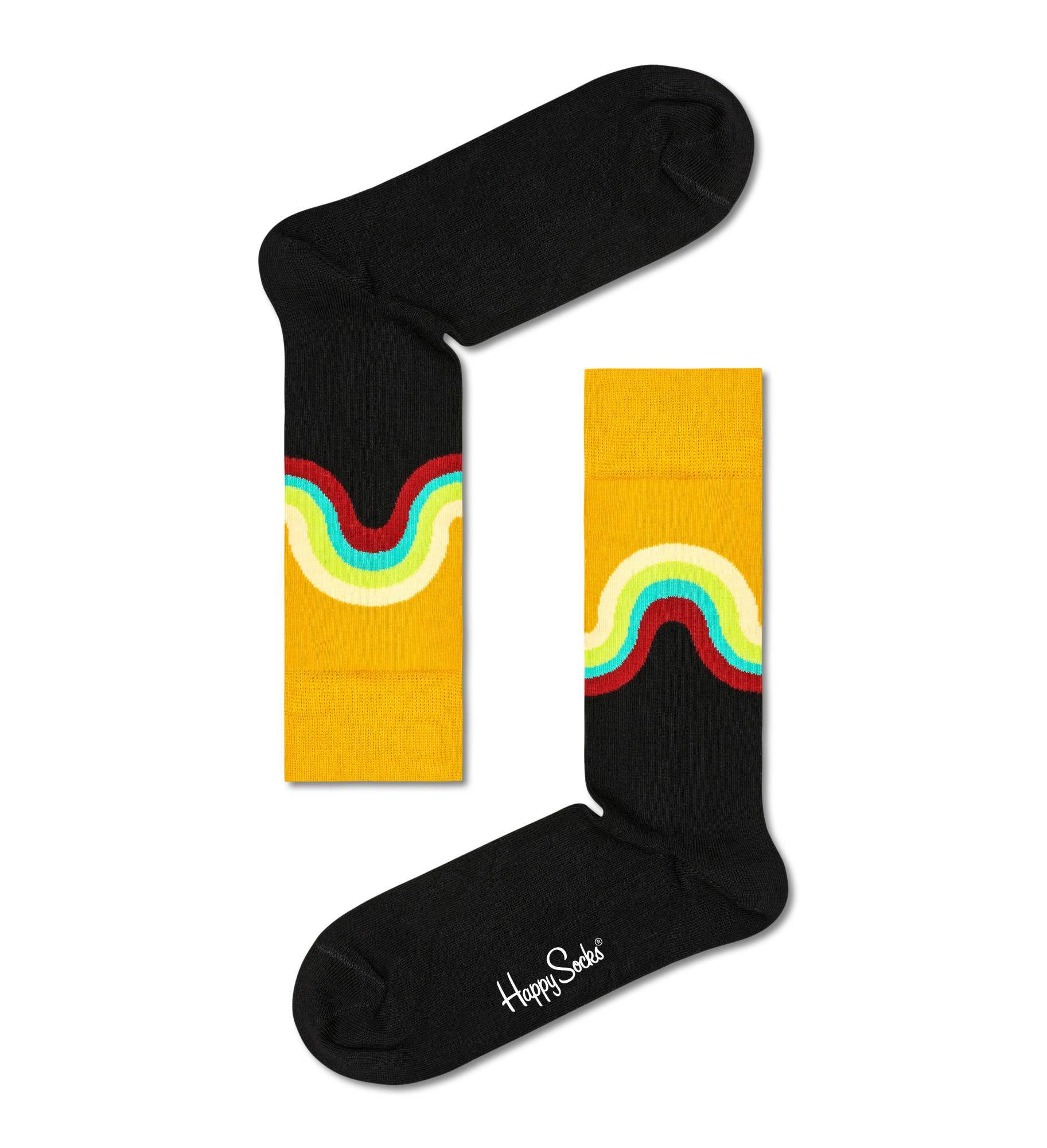 Носки Happy socks Jumbo Wave Sock JUW01 9300, размер 25 - фото 1