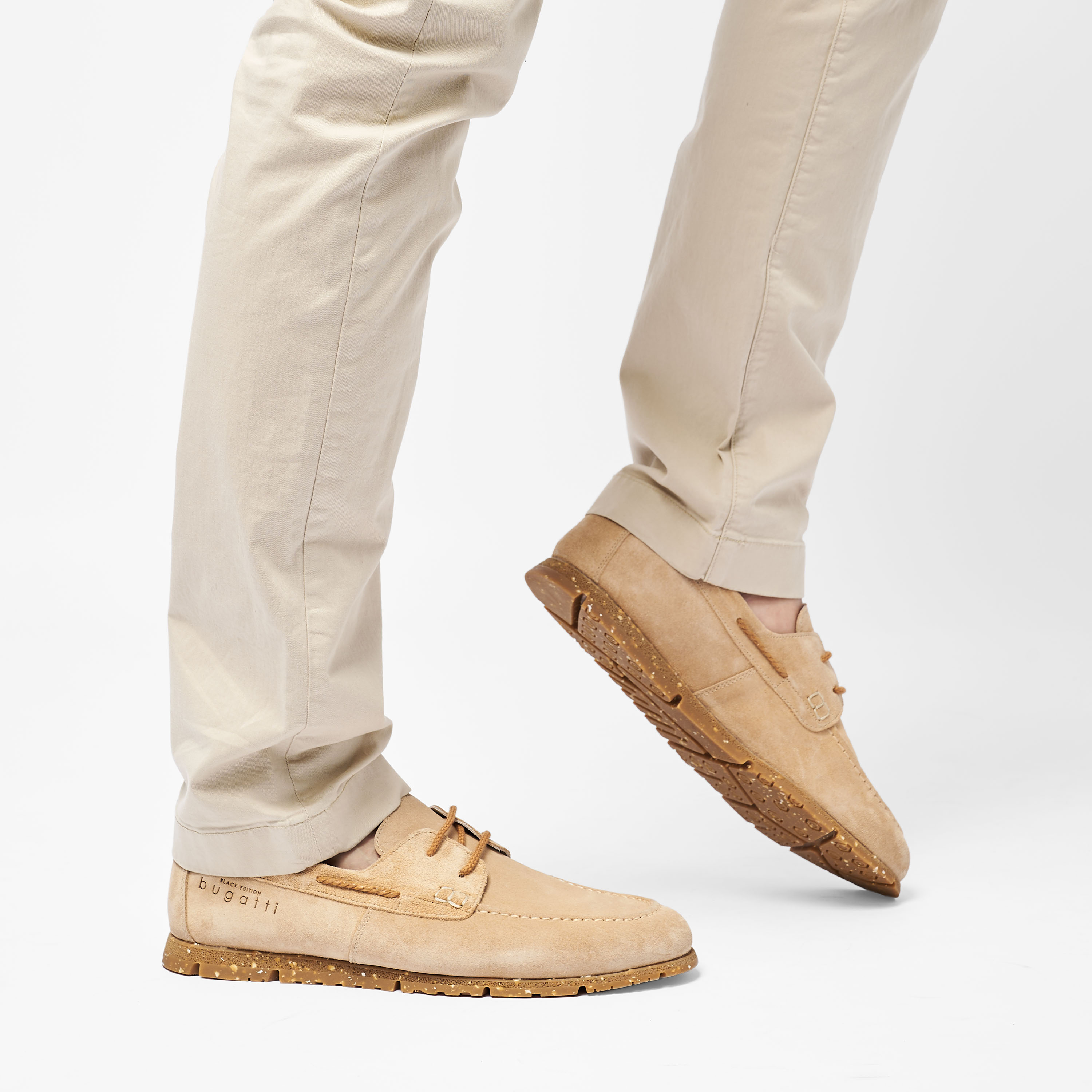 

Мужские мокасины Bugatti, бежевые, Бежевый