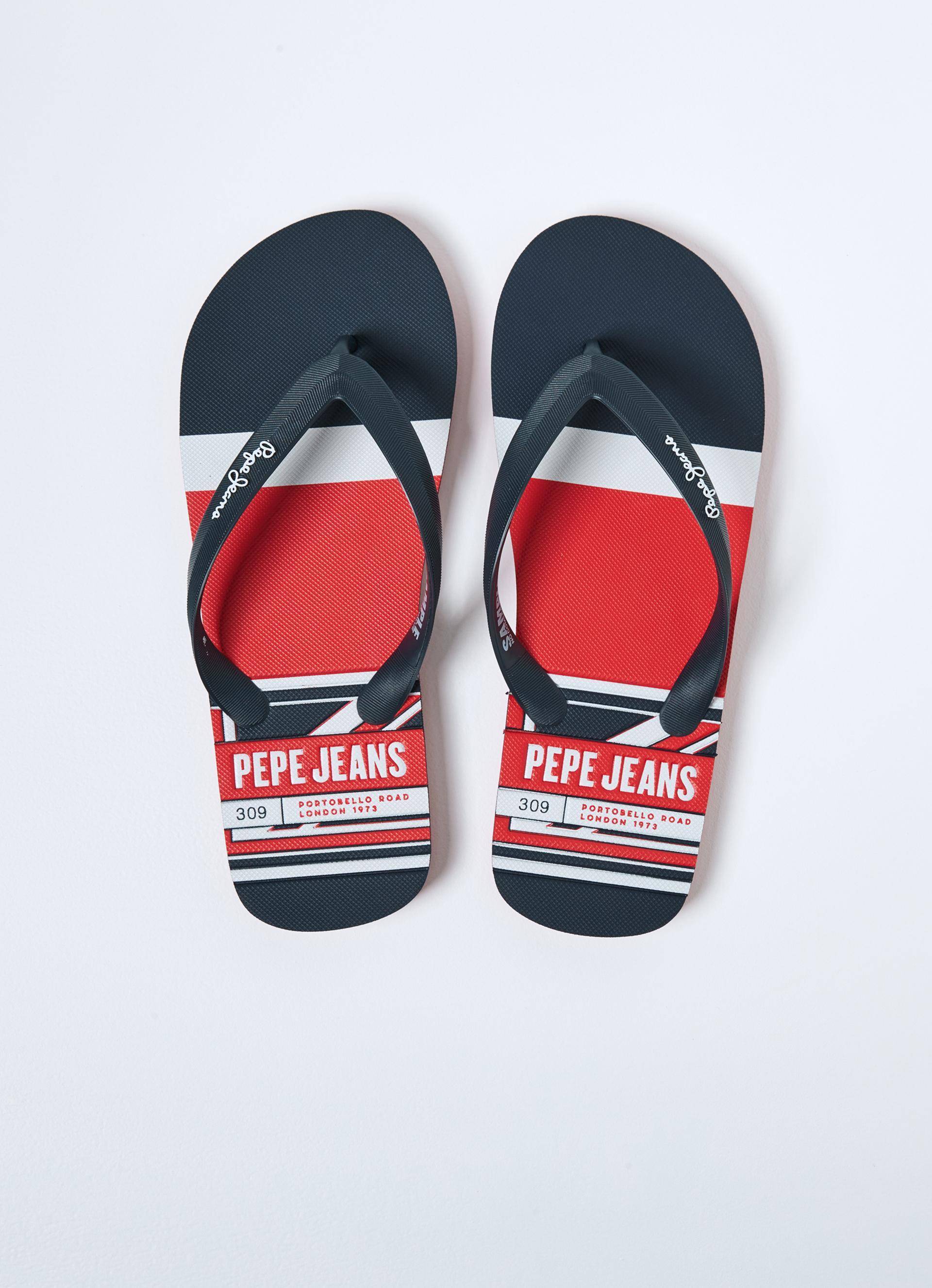 Мужские вьетнамки Pepe Jeans London (WHALE 309 PMS70111), синие, цвет синий, размер 43 - фото 3