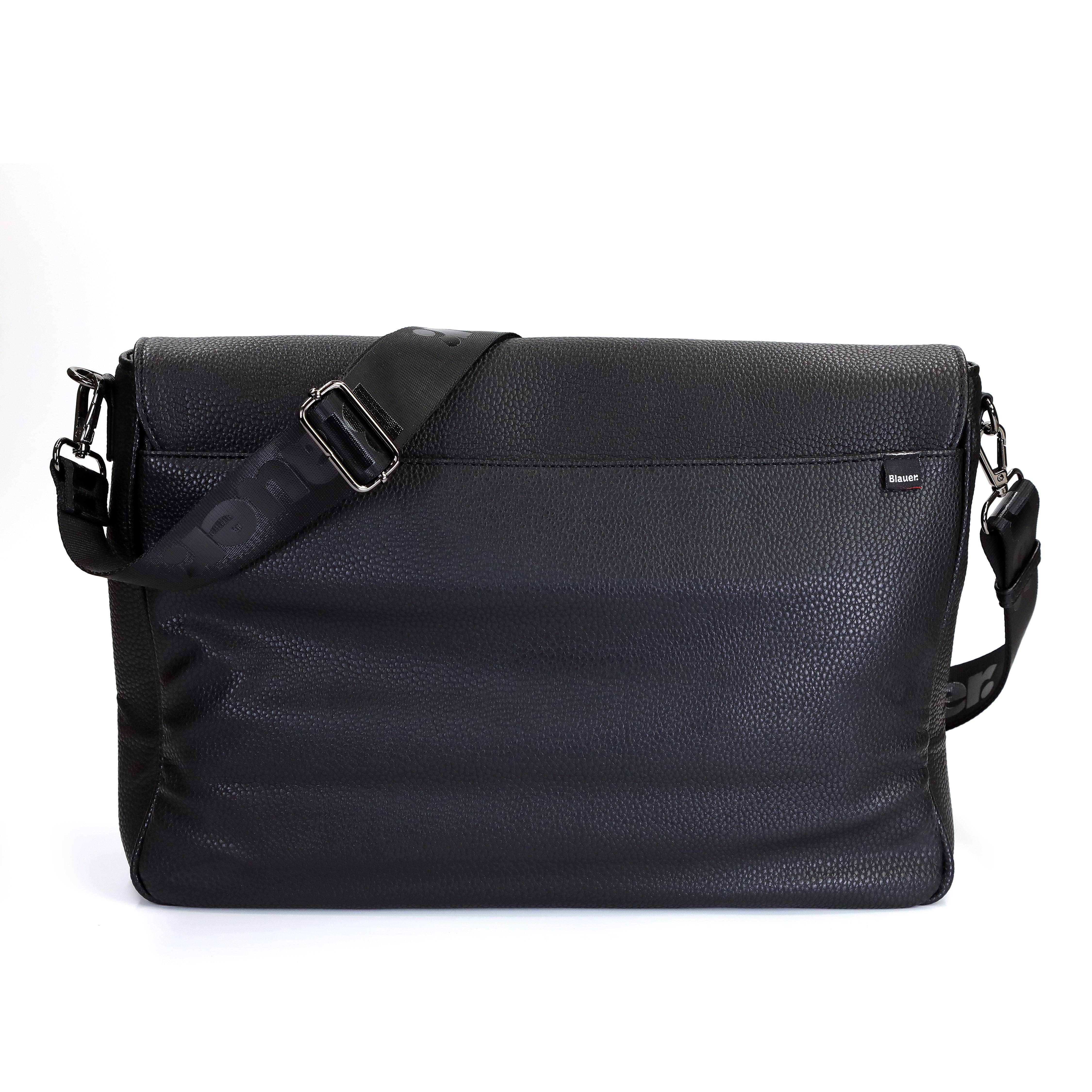 Мужская сумка Blauer, черная, цвет черный, размер ONE SIZE - фото 4