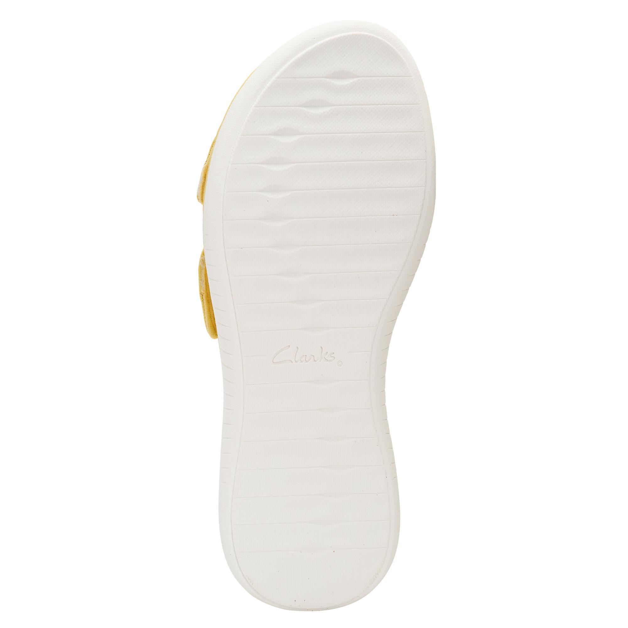 

Женские сланцы Clarks, желтые, Желтый