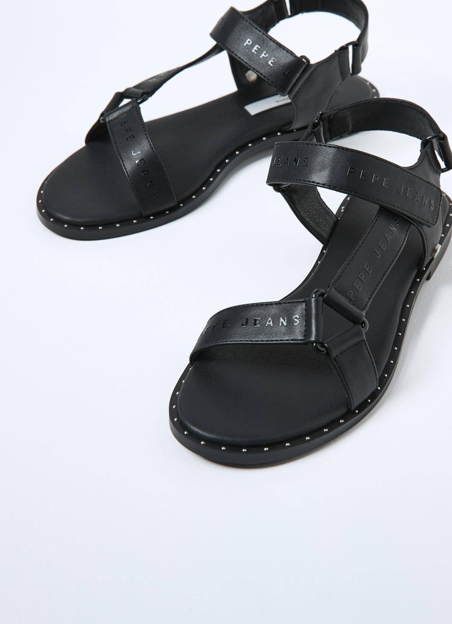 

Женские сандалии Pepe Jeans London (HAYES LOGO s_PLS90546), черные, Черный