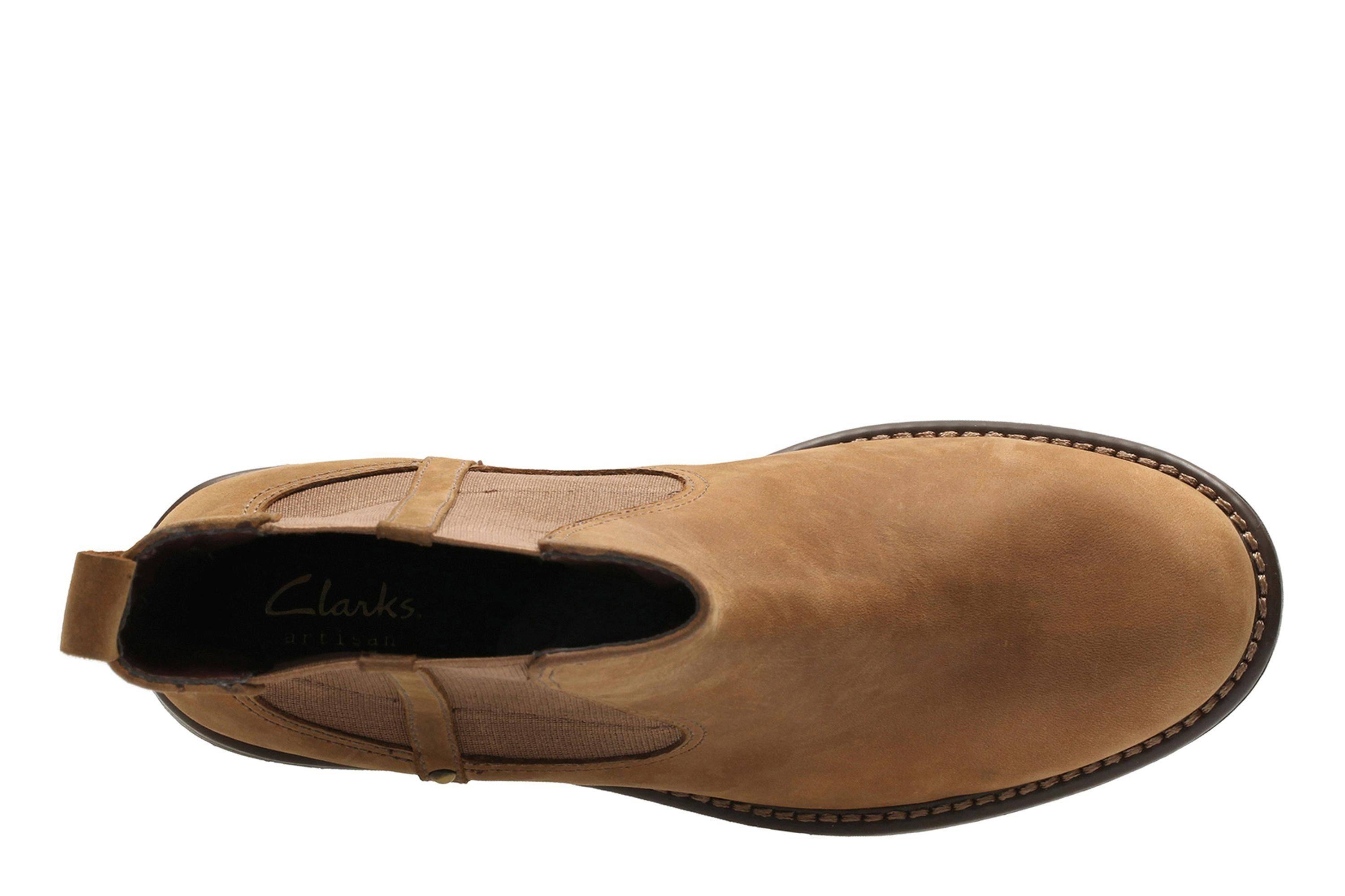 

Женские челси Clarks, коричневые, Коричневый