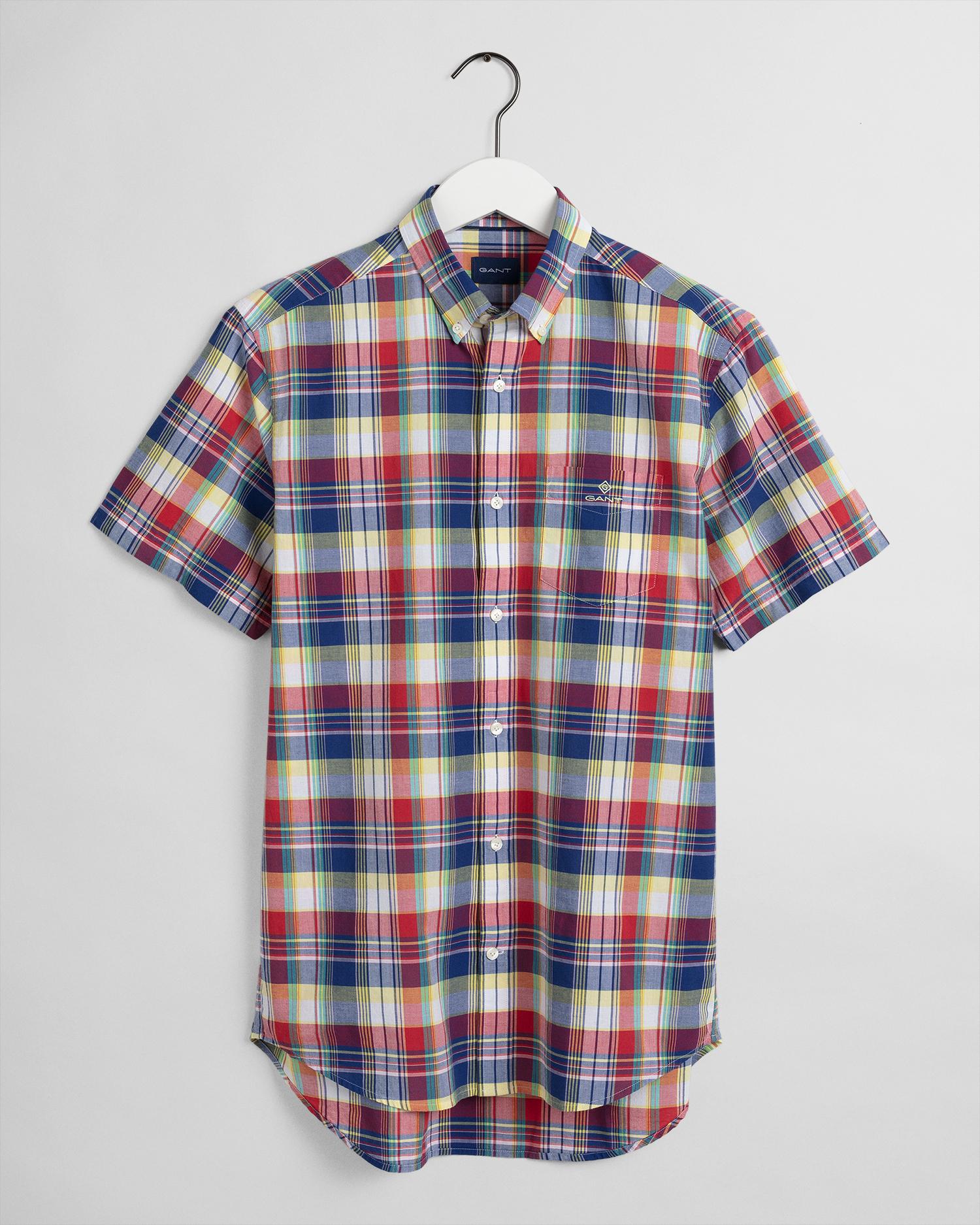 Мужская рубашка Gant, мультиколор, размер 48 - фото 1