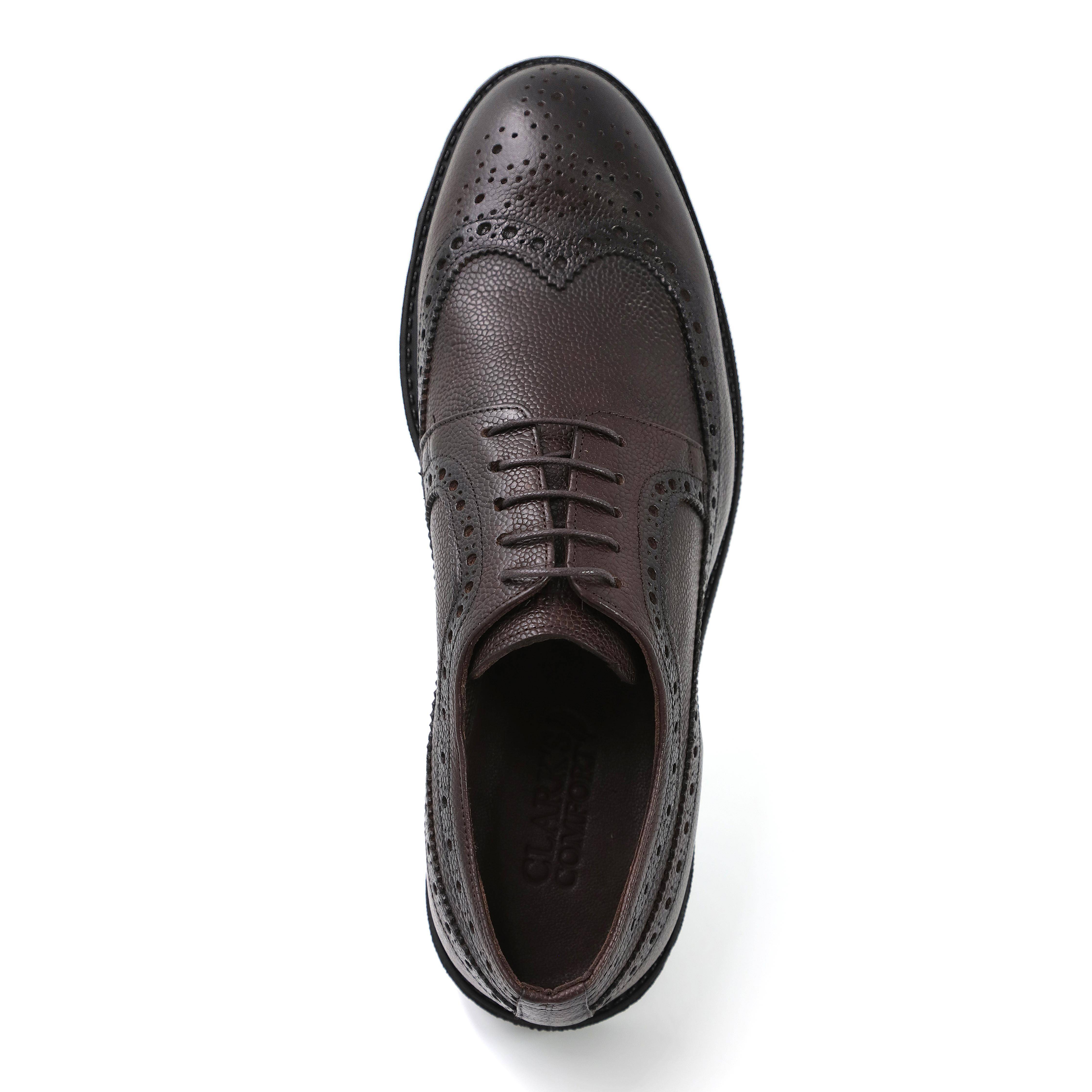 

Мужские дерби брогированные Clarks, коричневые, Коричневый