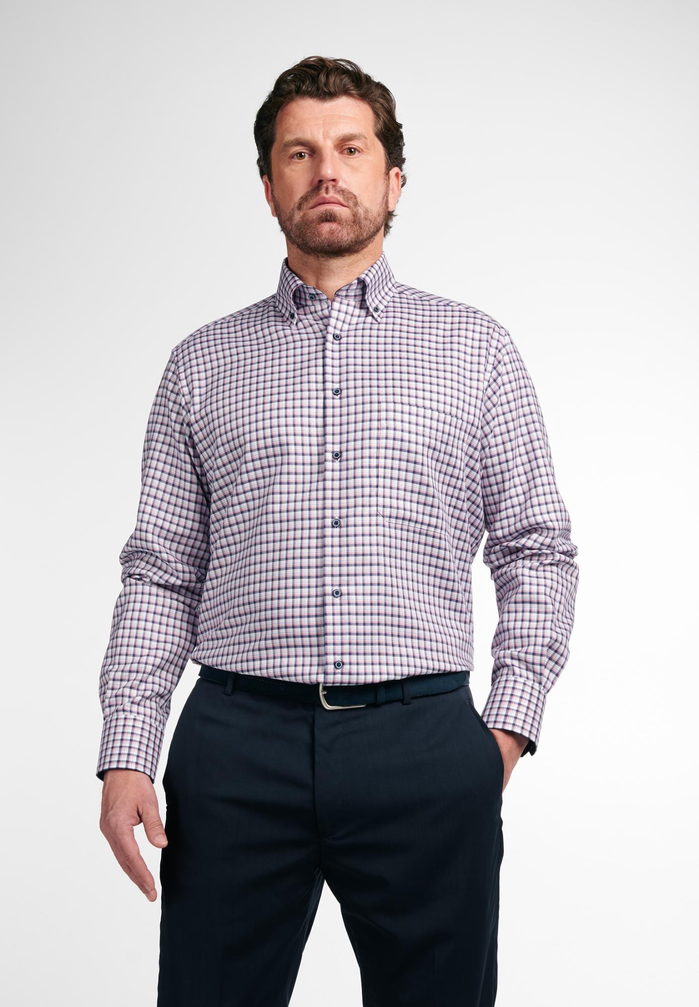 

Мужская рубашка ETERNA, мультиколор, Белый