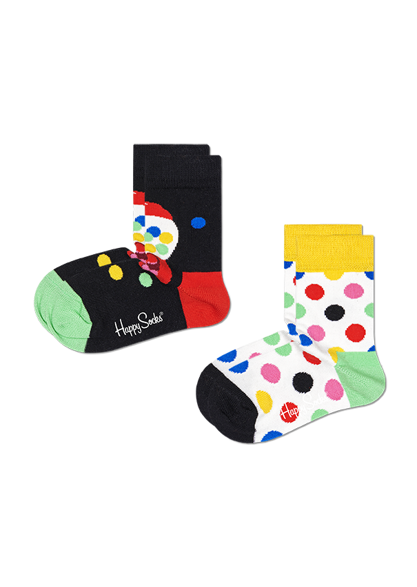 Носки Happy socks 2-Pack Kids Bubblegum Sock KBUB02, размер 18