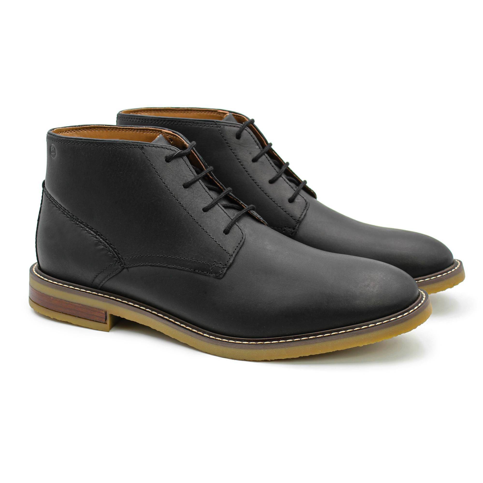 Мужские ботинки Clarks (Jaxen Mid 26162708), черные черного цвета