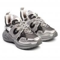 Женские кроссовки Buffalo shoes(CRAY 1630188), серебряные, арт: 1630188