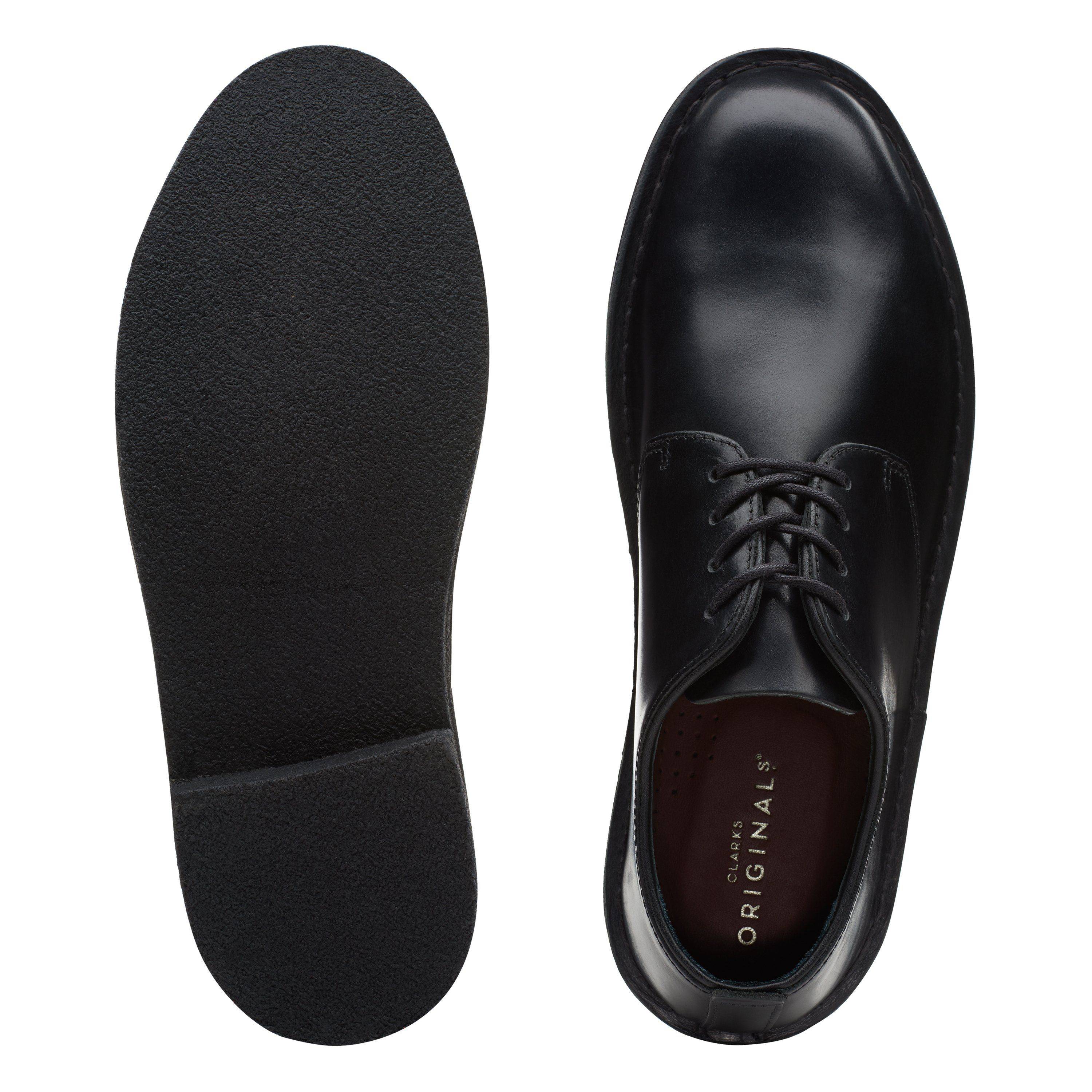 Desert london clarks black best sale