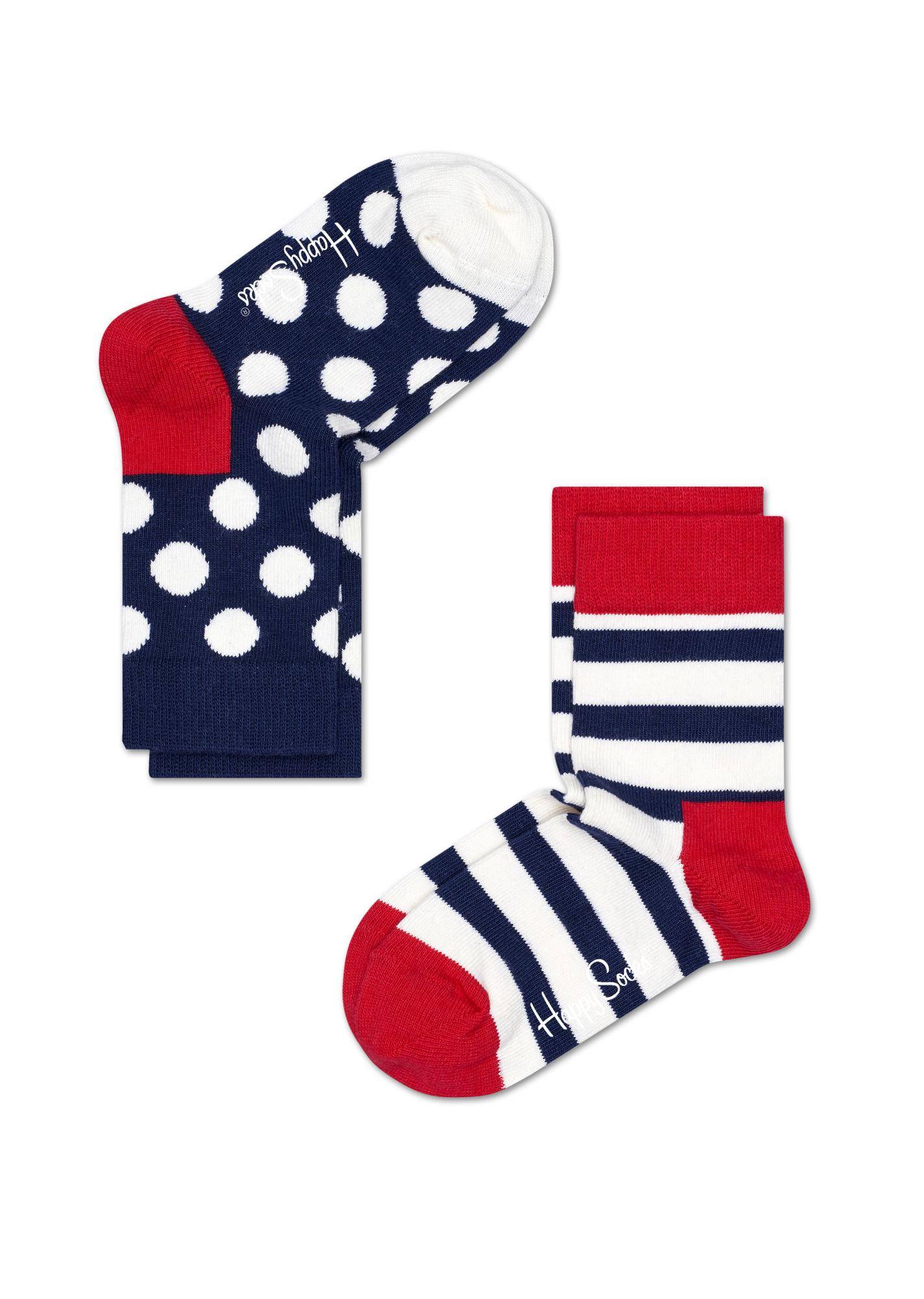 

Носки Happy socks 2-Pack Kids Stripe Socks KSTR02 4000