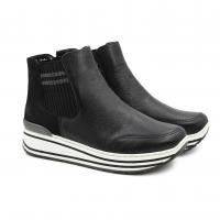Женские челси ARA (SAPPORO HIGH SOFT 12-32424-71), черные, арт: 12-32424-71