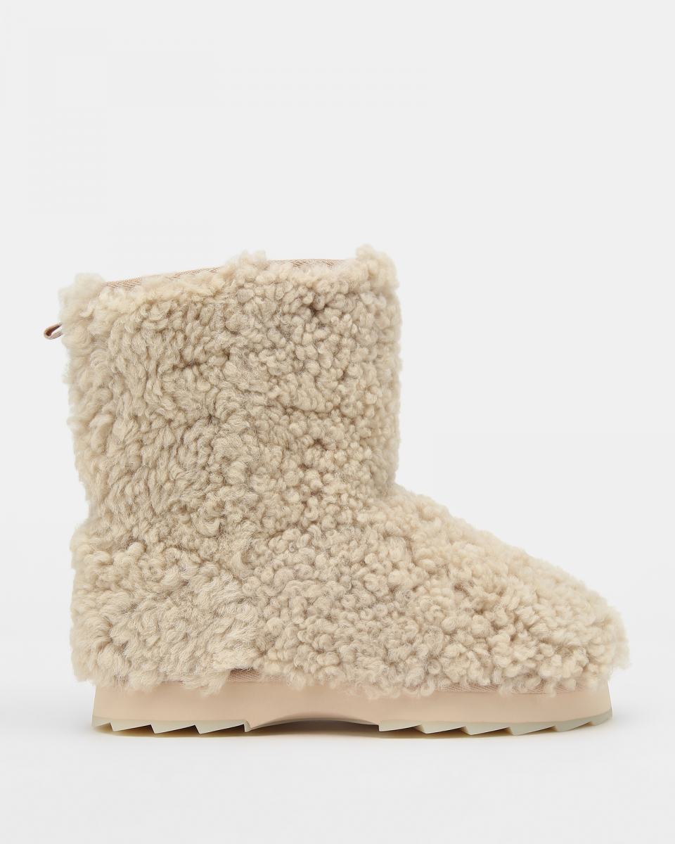 

Женские полусапоги из овчины (угги) EMU Australia, белые, Белый