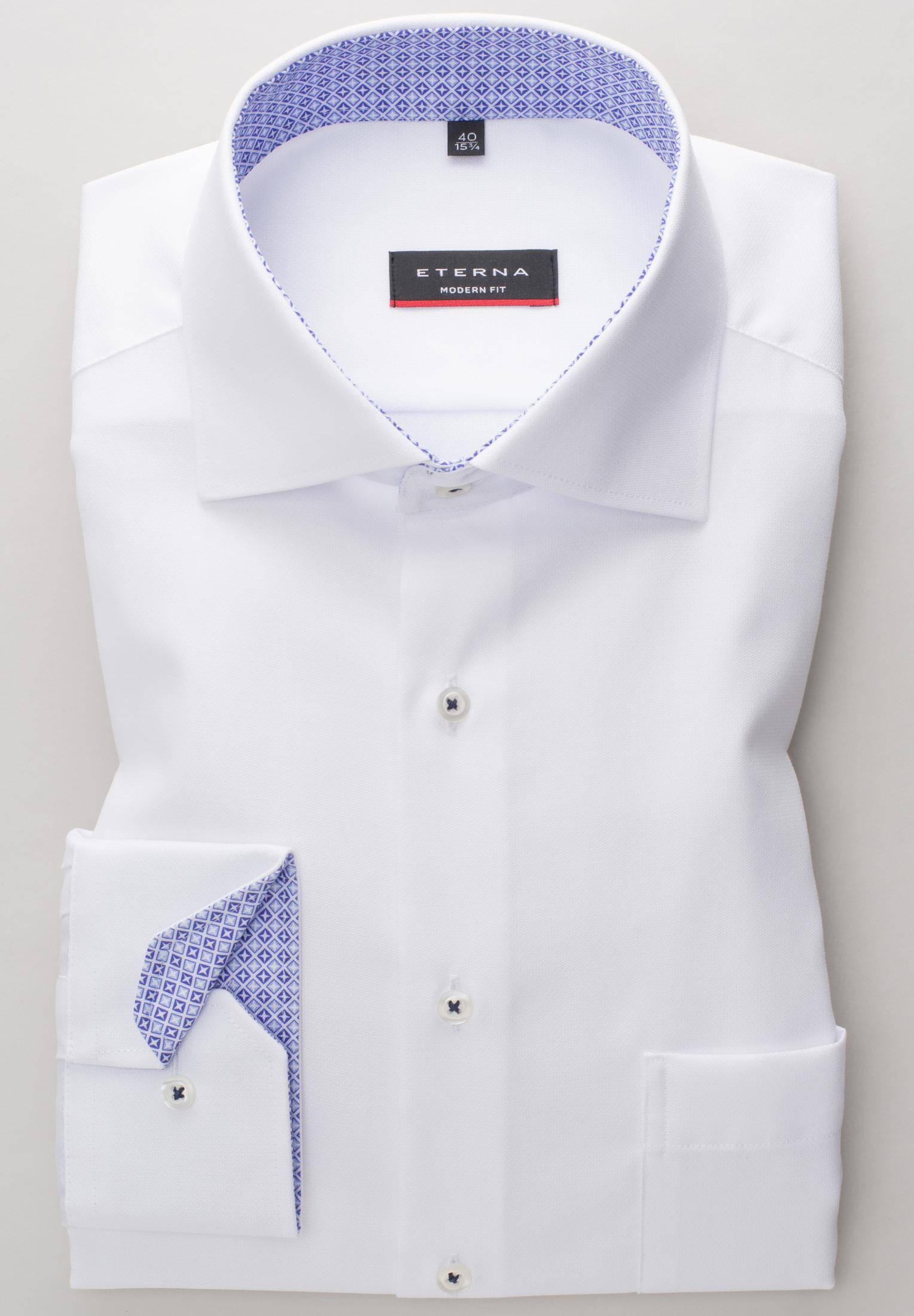 Мужская рубашка ETERNA, белая, цвет белый, размер 58 - фото 2