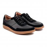 Мужские полуботинки Clarks, черные, арт: 26148205