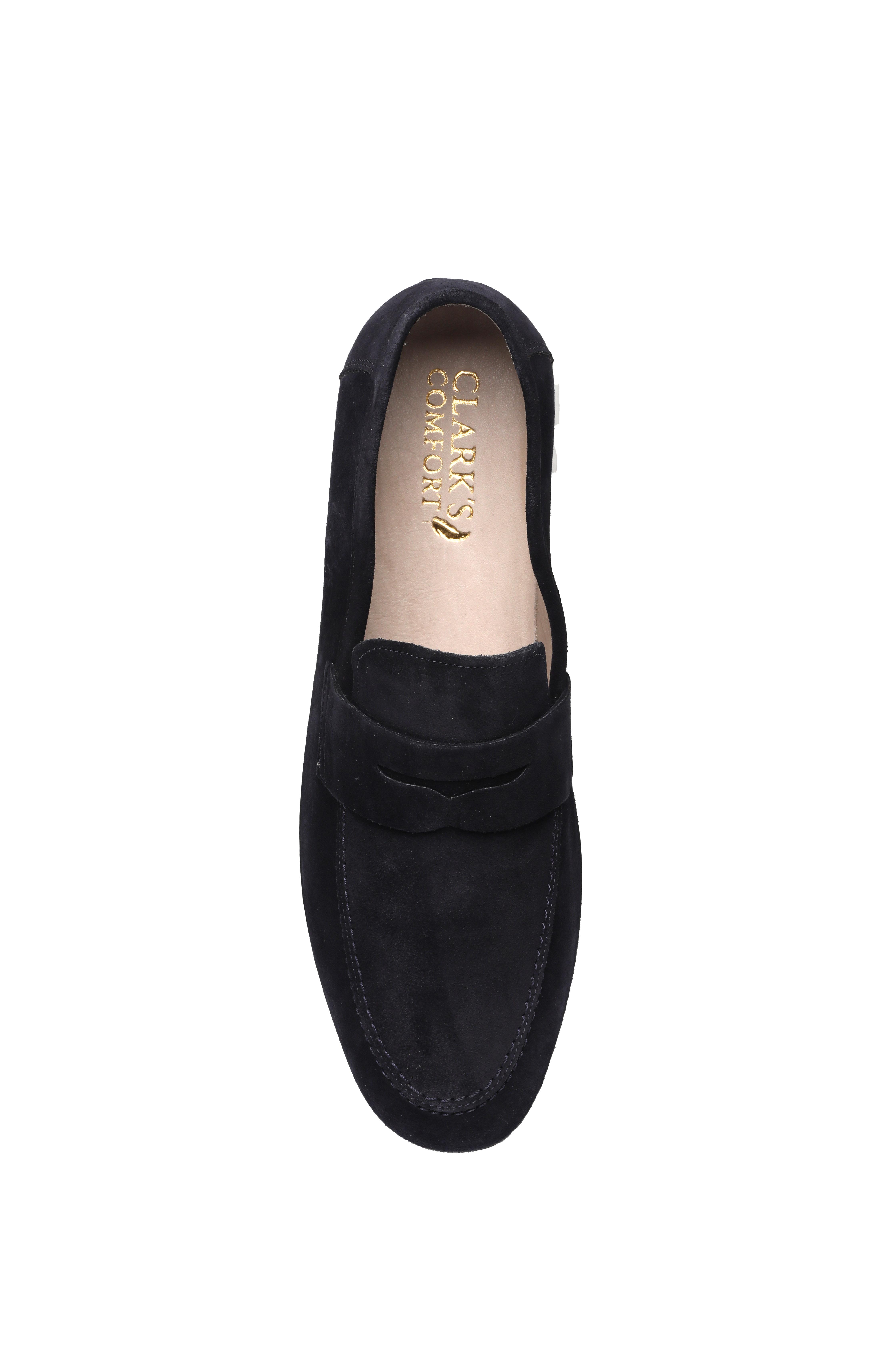 

Мужские мокасины Clarks, синие, Синий