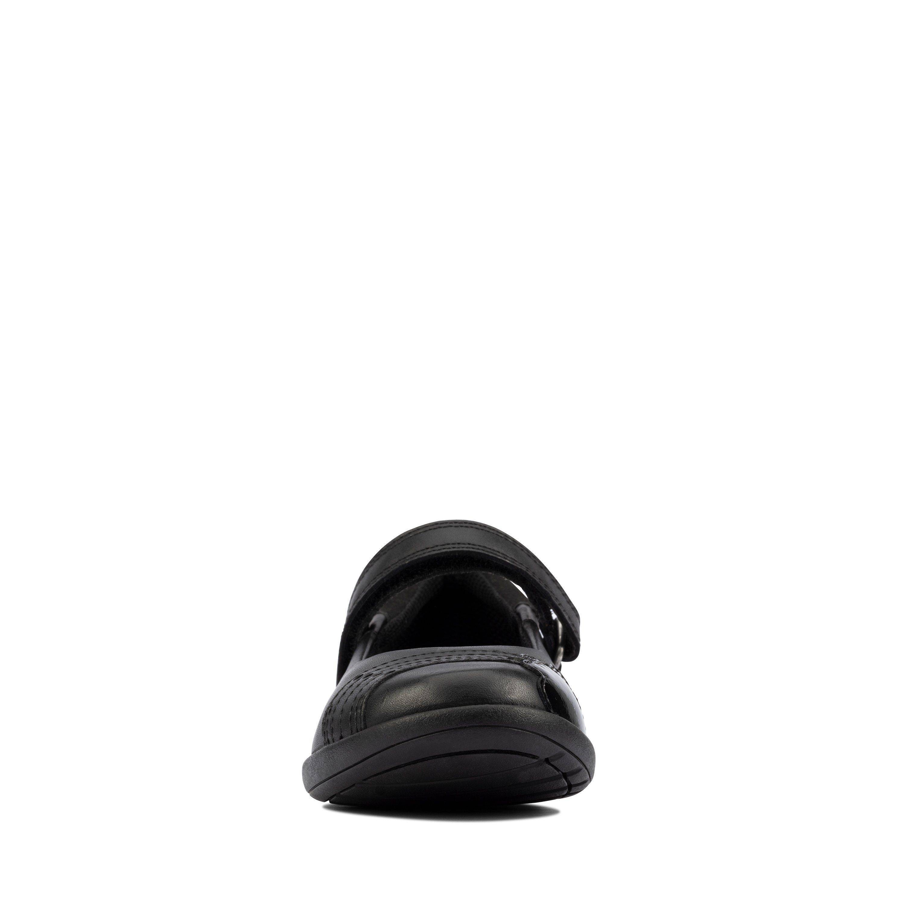 Детские туфли на ремешке Clarks (Etch Beam K 26161143), черные, цвет черный, размер 35 - фото 3
