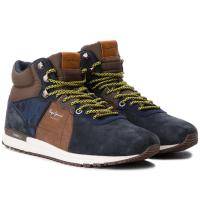 Мужские высокие кроссовки Pepe Jeans London(TINKER PRO-BOOT PMS30490), синие, арт: PMS30490