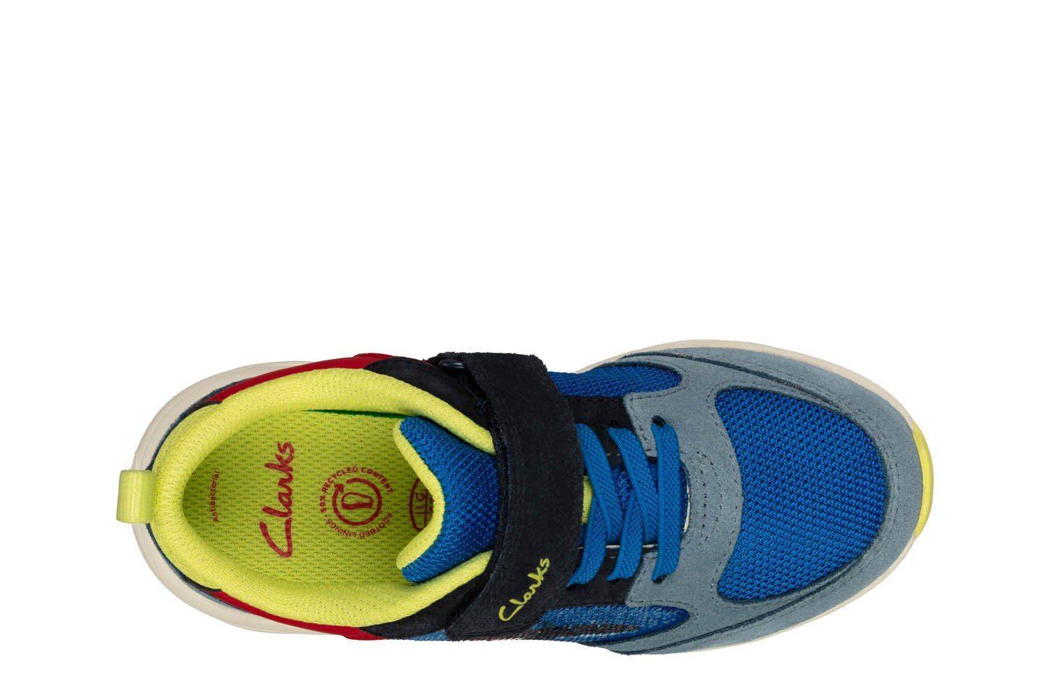 Детские кроссовки Clarks (Aeon Flex K 26156778), синие, цвет синий, размер 30 - фото 6