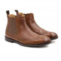 Мужские челси Clarks(Ronnie Top 26144927), коричневые, арт: 26144927