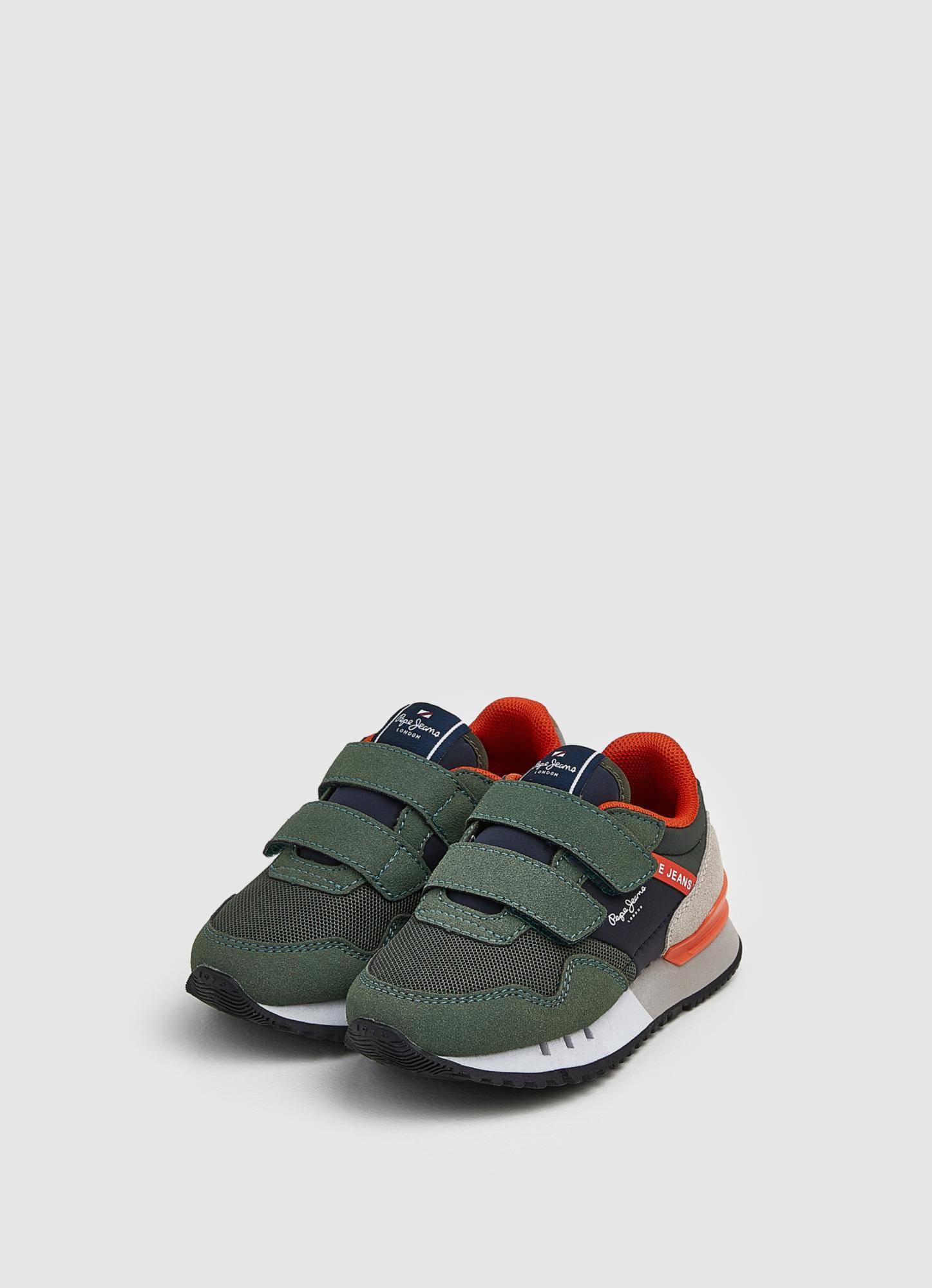 

Детские кроссовки Pepe Jeans London (LONDON ONE BASIC BK s_PBS30541), зеленые, Зеленый