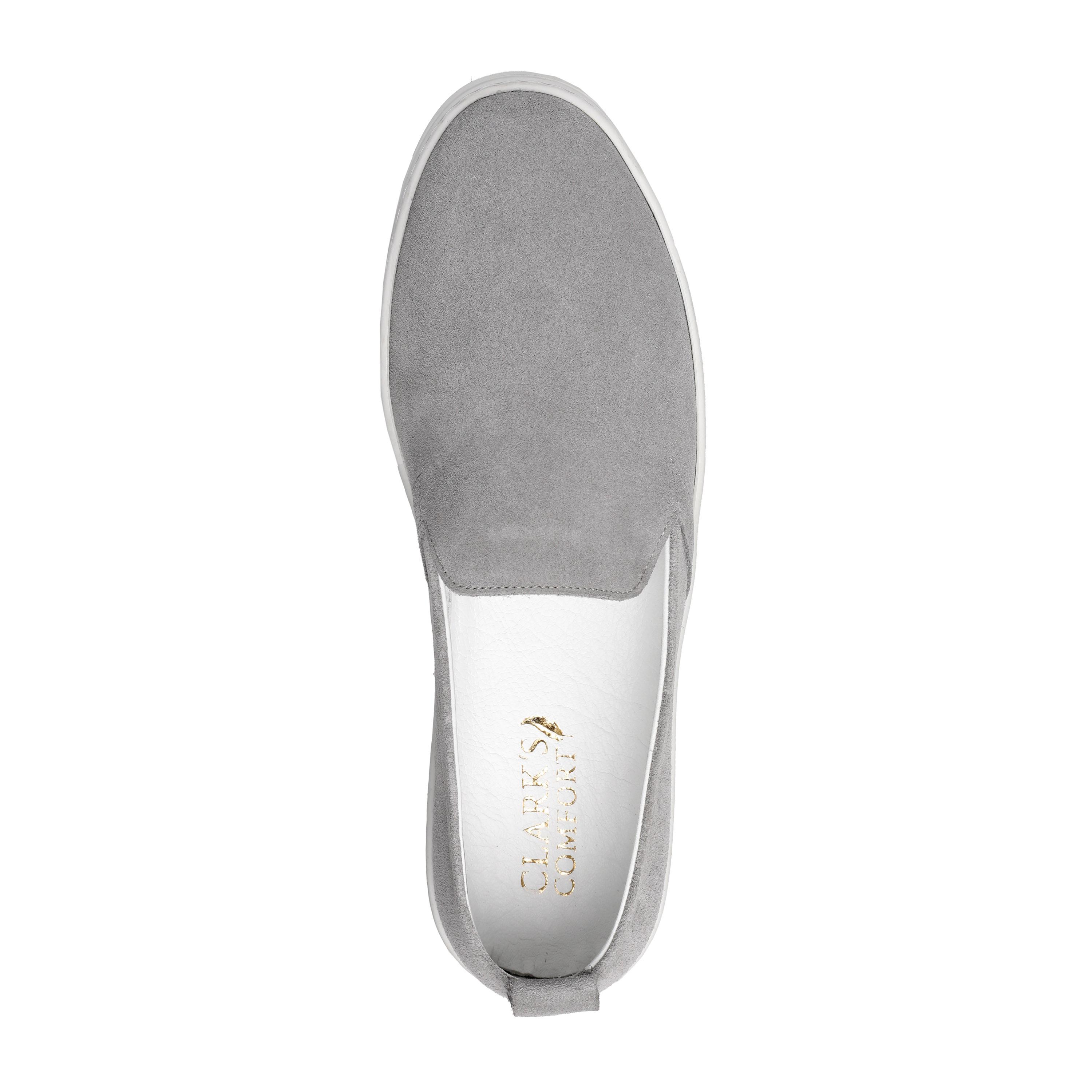 

Мужские слипоны Clarks, серые, Серый