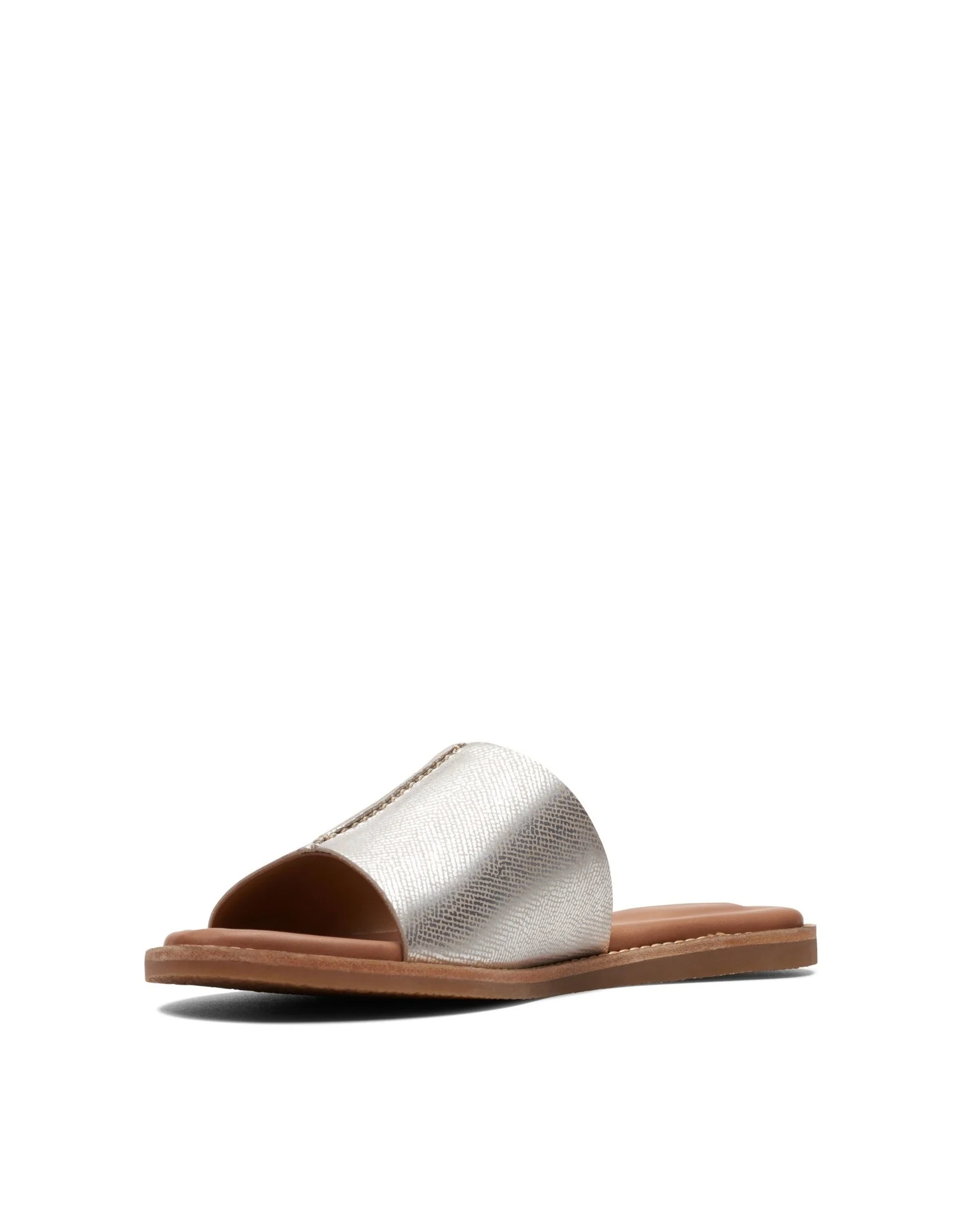 

Женские мюли Clarks, серебряные, Серебряный