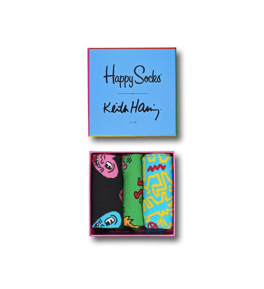 Носки Happy socks Keith Haring Sock Box Set XKEH08