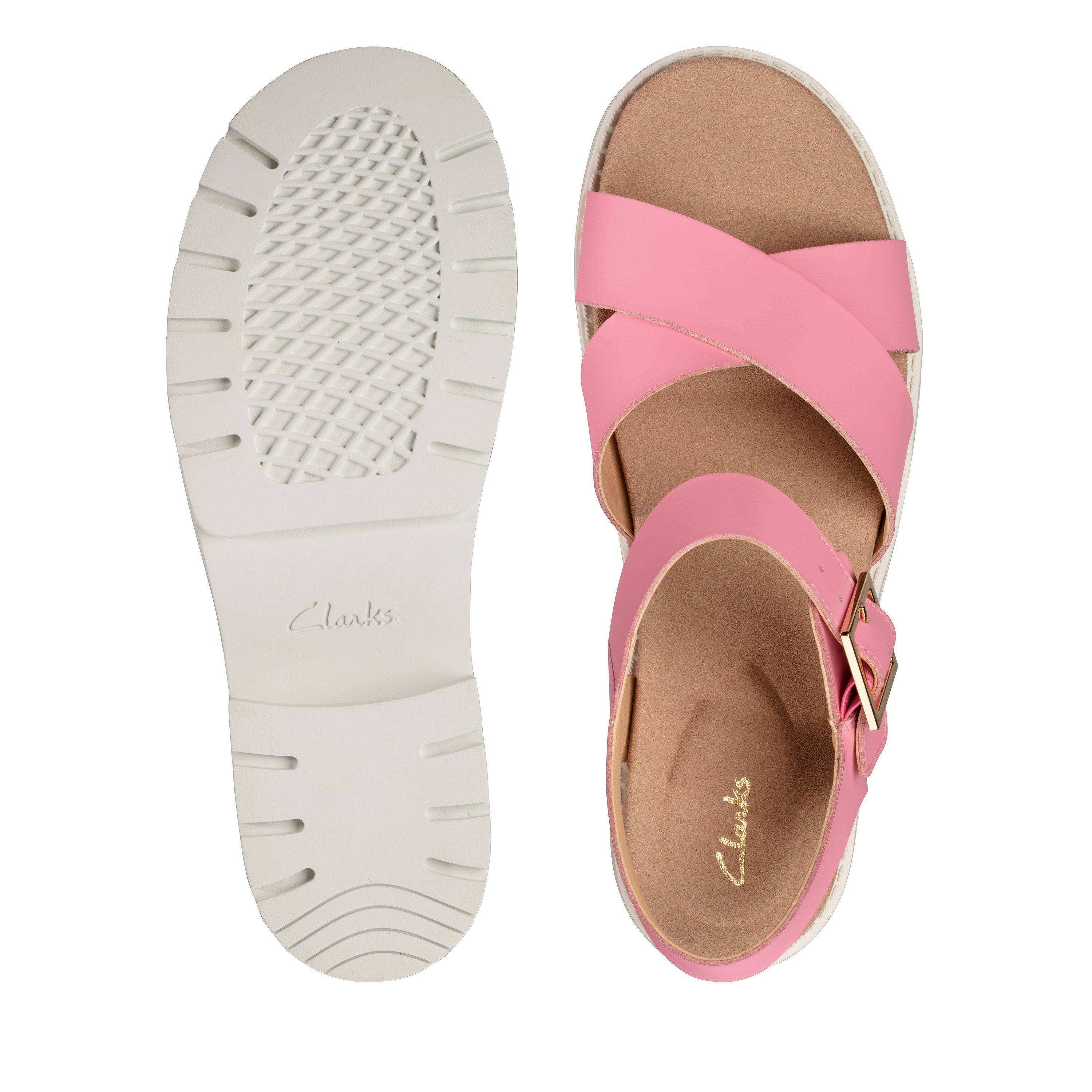 Женские сандалии Clarks(Orinoco Strap 26148852), розовые, цвет розовый, размер 39 - фото 7