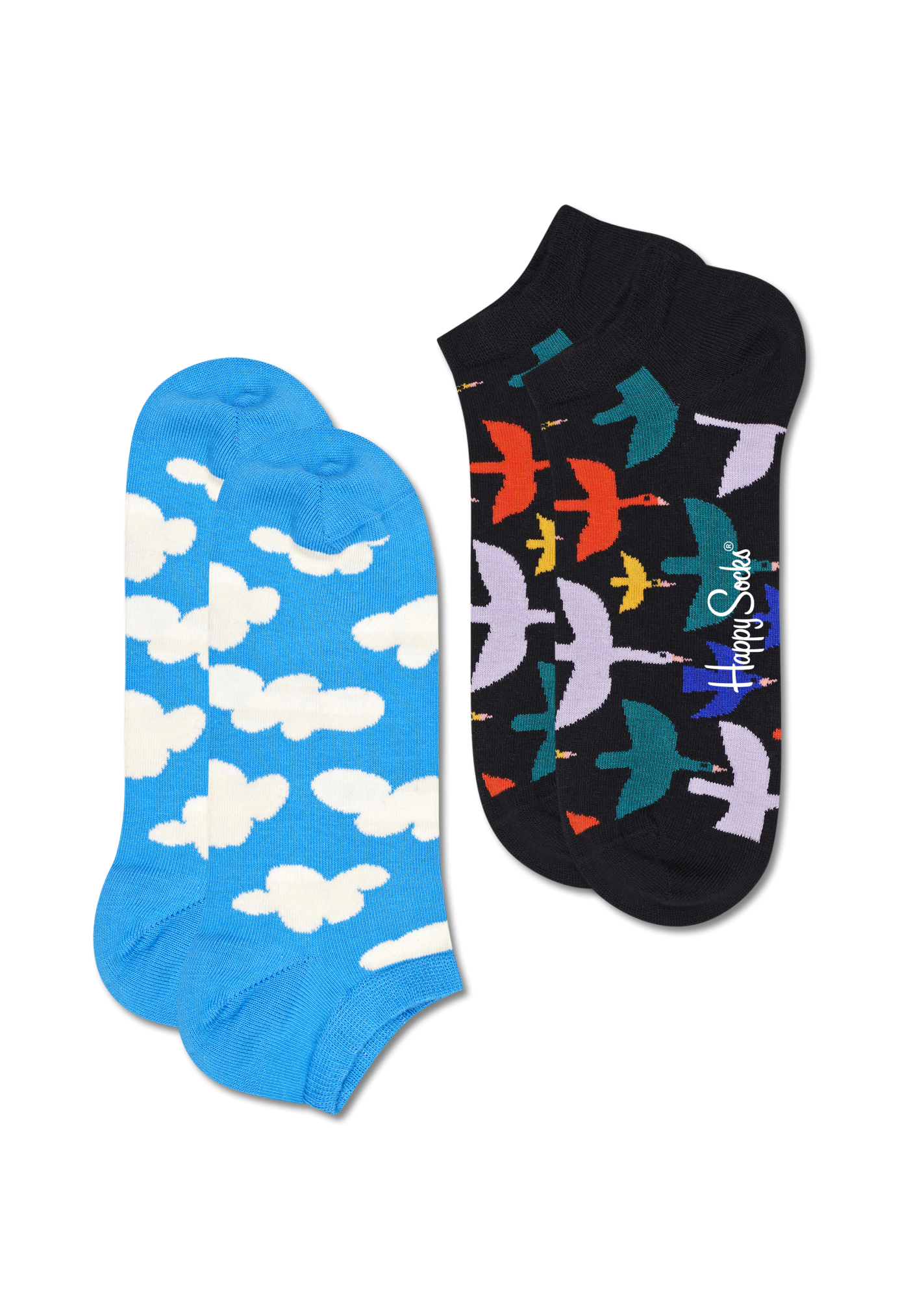 Носки Happy socks 2-Pack Bird Watch Low Sock BIW02 9300, размер 25 - фото 1