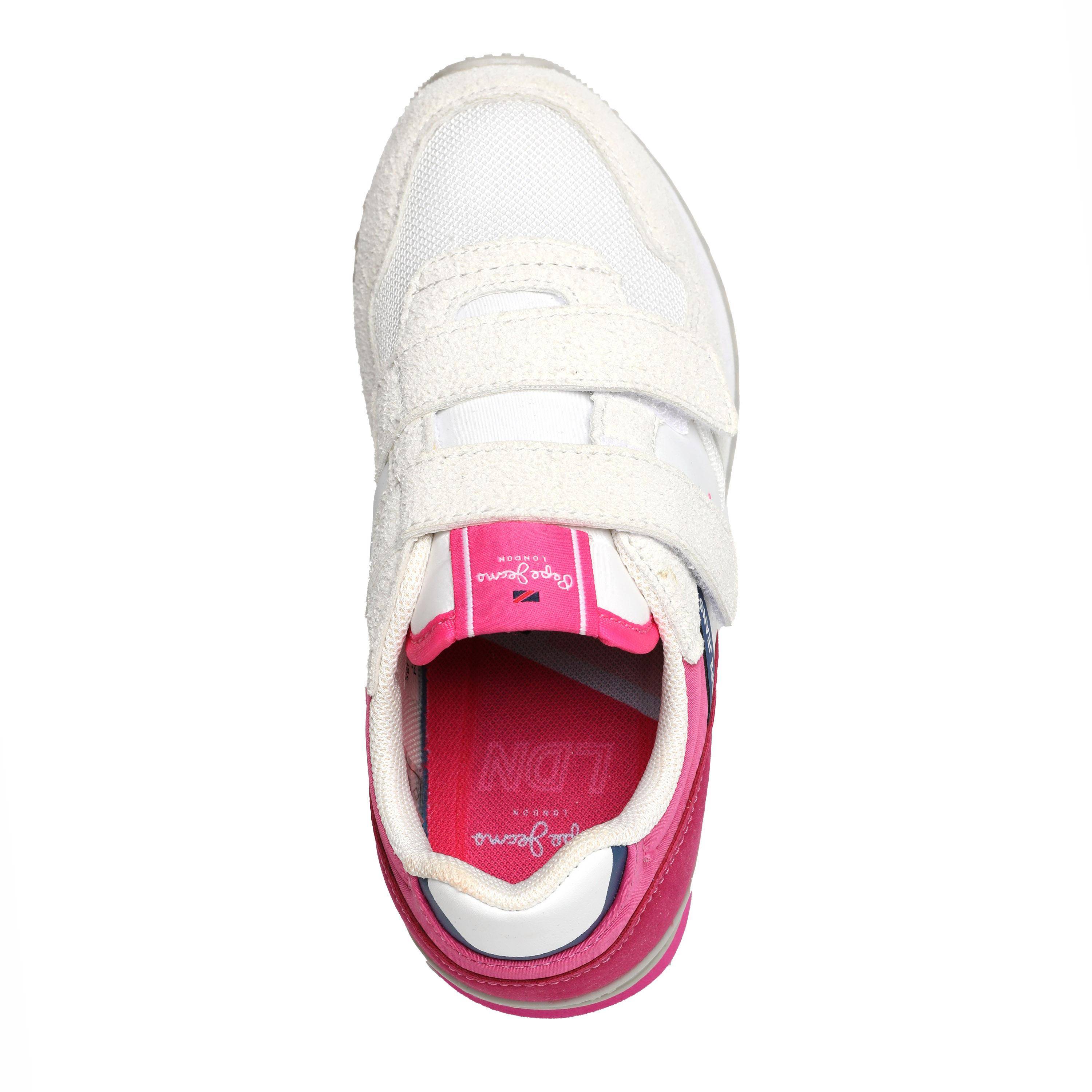 Детские кроссовки Pepe Jeans London, белые, цвет белый, размер 27 - фото 4