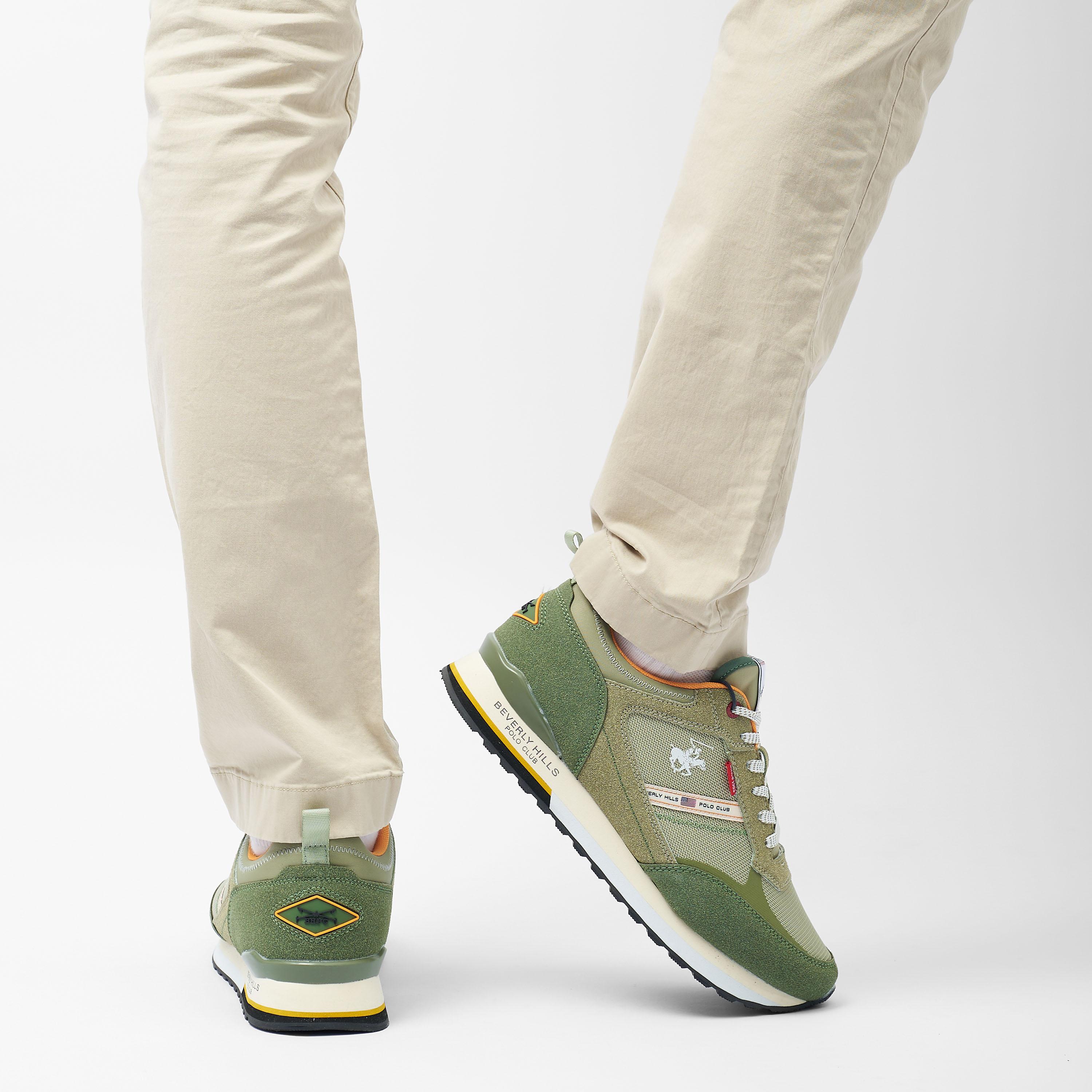 

Мужские кроссовки Beverly Hills Polo Club, зеленые, Зеленый