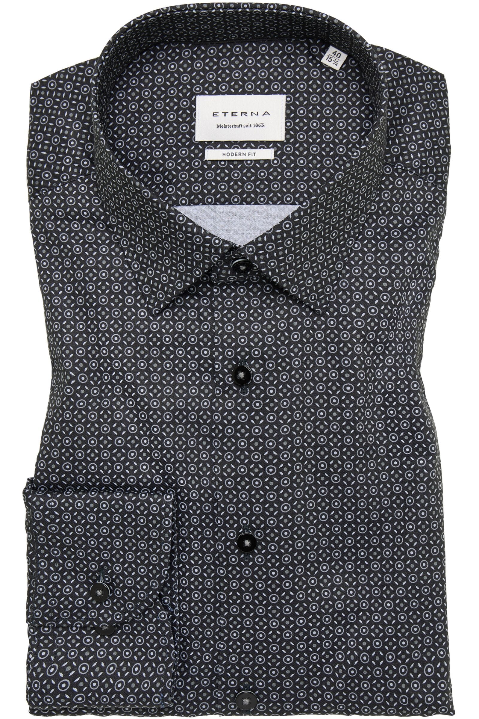 

Мужская рубашка ETERNA, серая, Серый