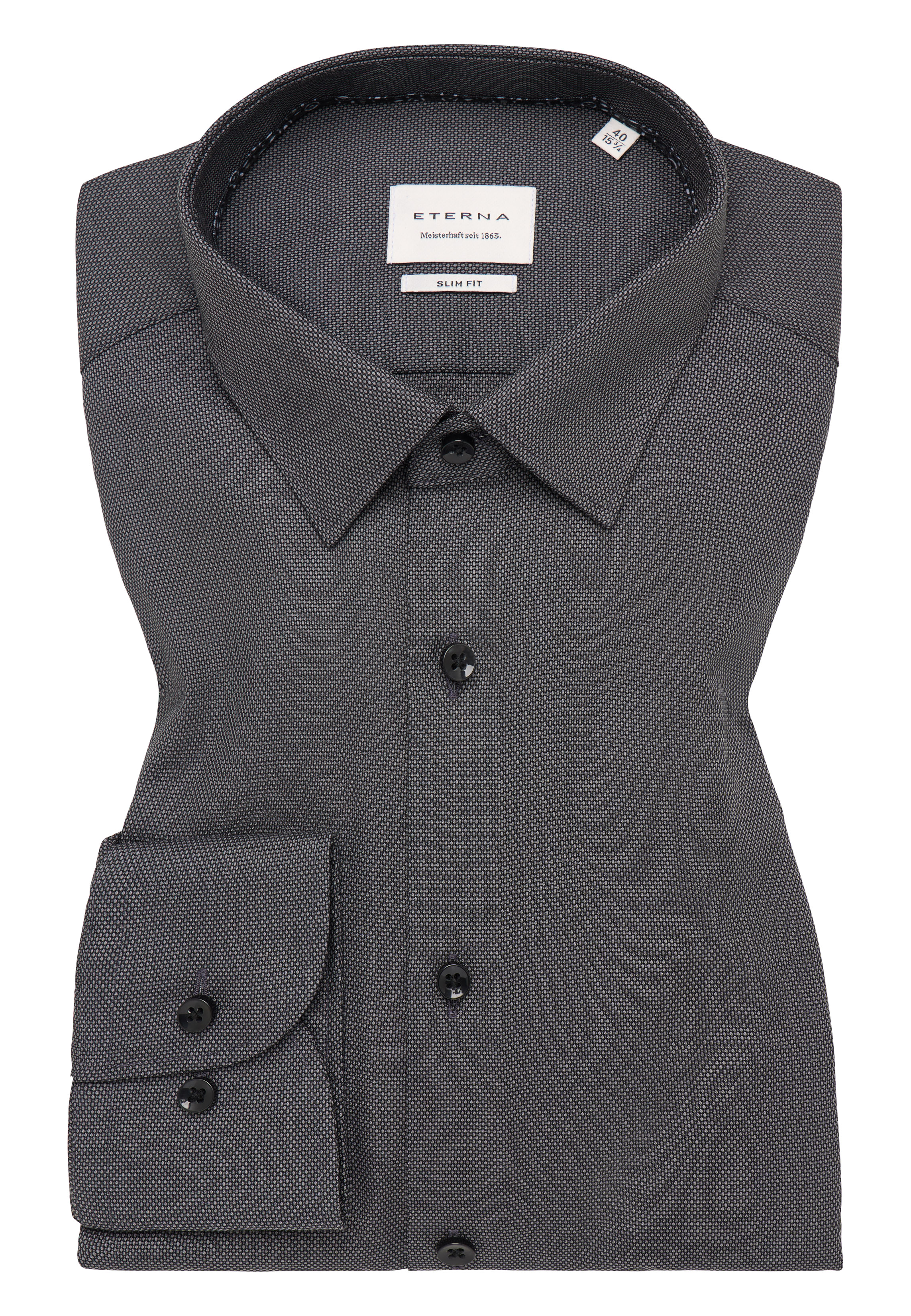 

Мужская рубашка ETERNA, серая, Серый
