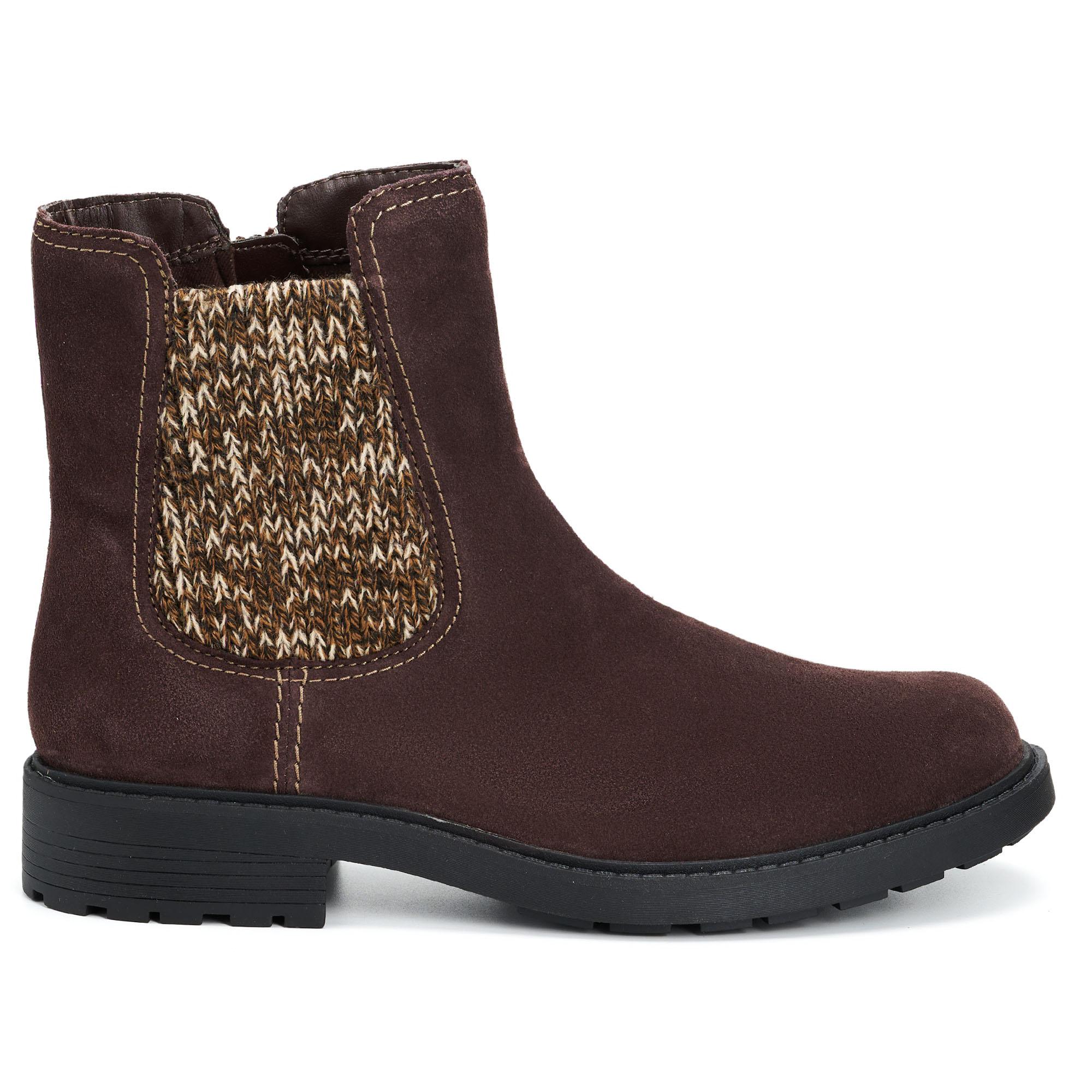 

Женские полусапоги Clarks, коричневые, Коричневый