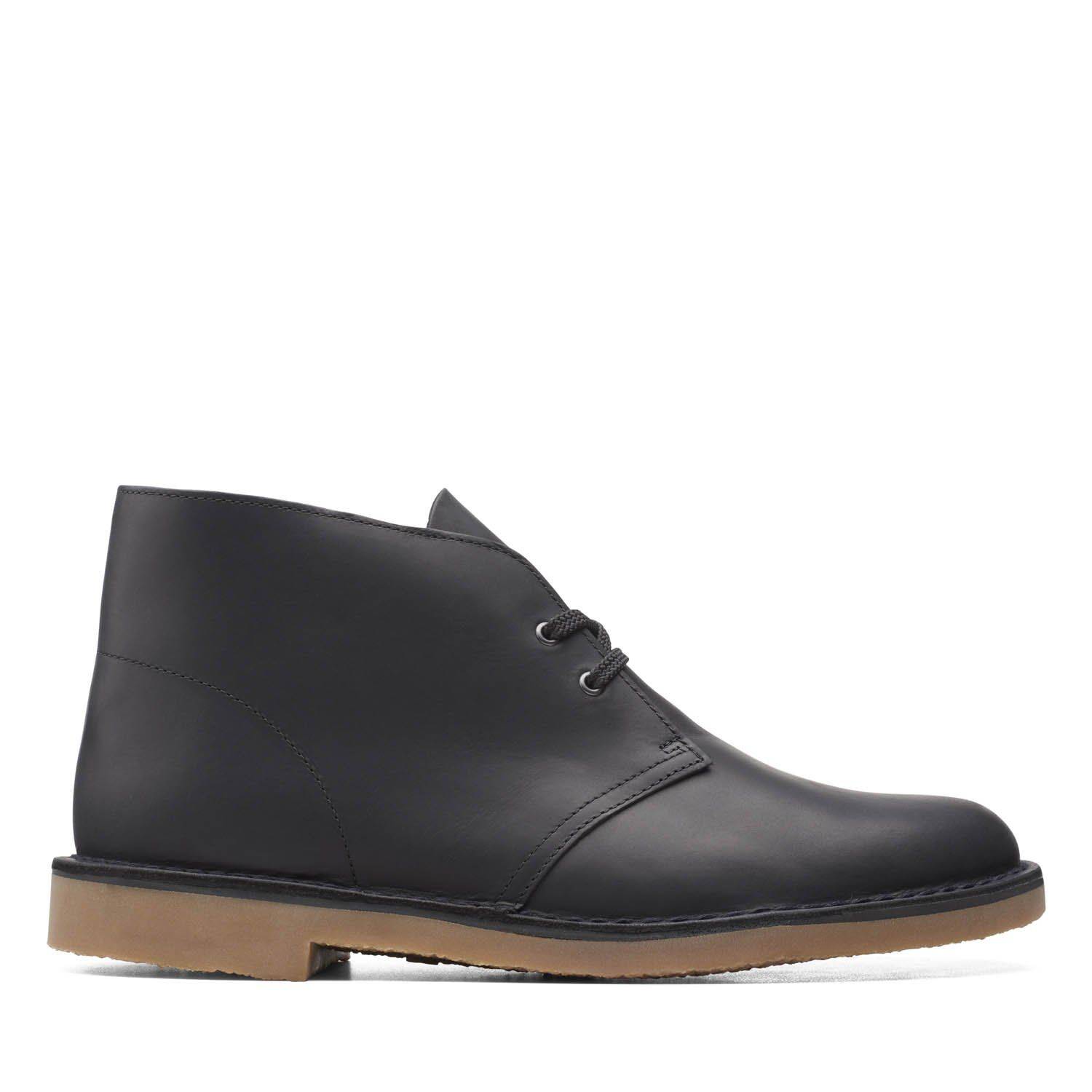 Купить Мужские дезерты Clarks, цвет черный, Модель: Bushacre 3, арт:  s_26153529 - нет в наличии