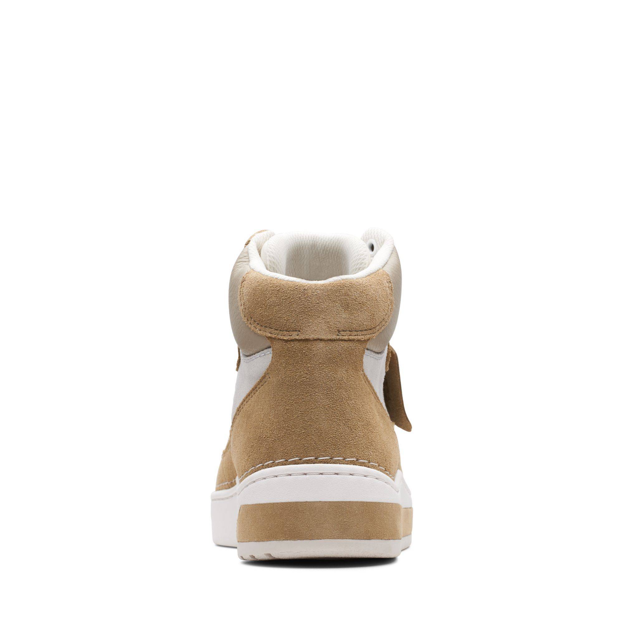 

Мужские высокие кроссовки Clarks, песочные, Песочный