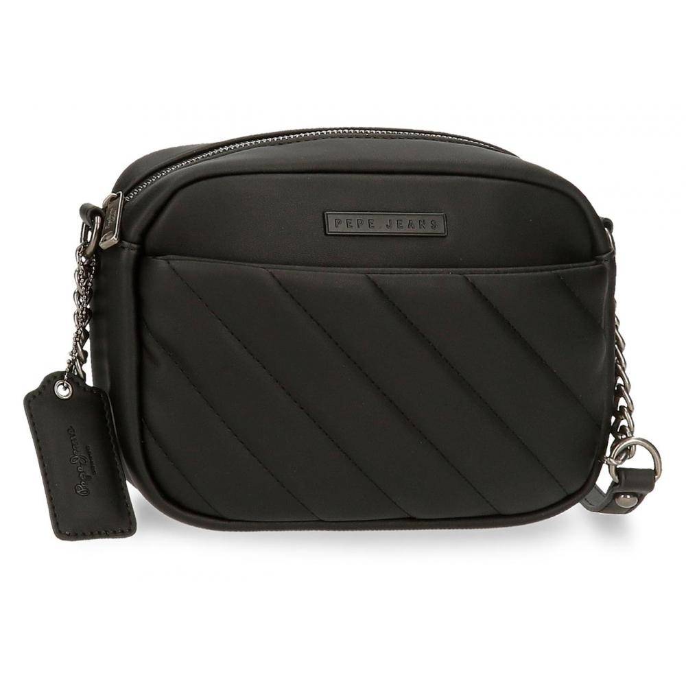 

Женская сумка бочонок Pepe Jeans Bags, черная, Черный