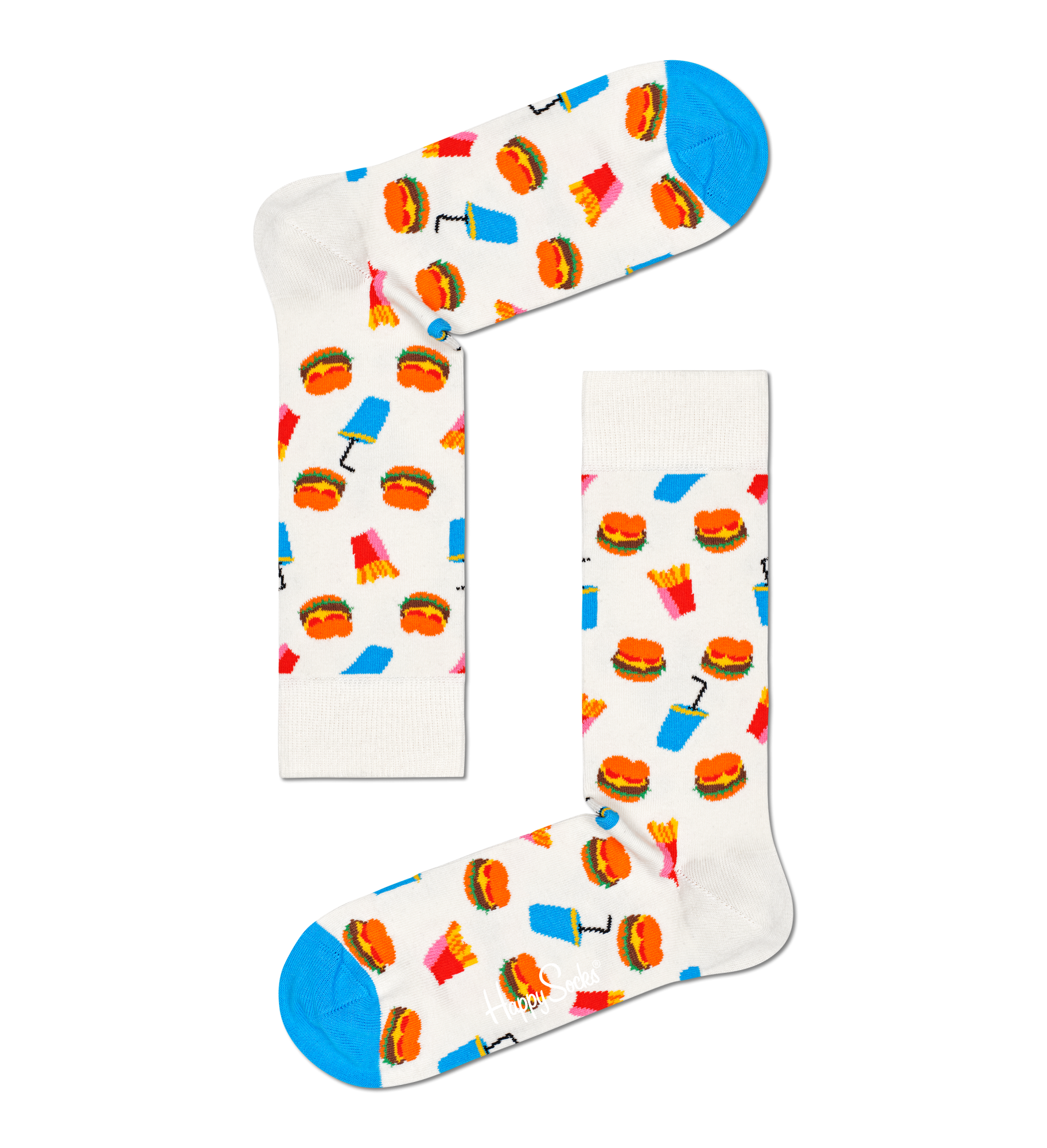 Носки Happy socks Hamburger Sock HAM01 1300, размер 25 - фото 1