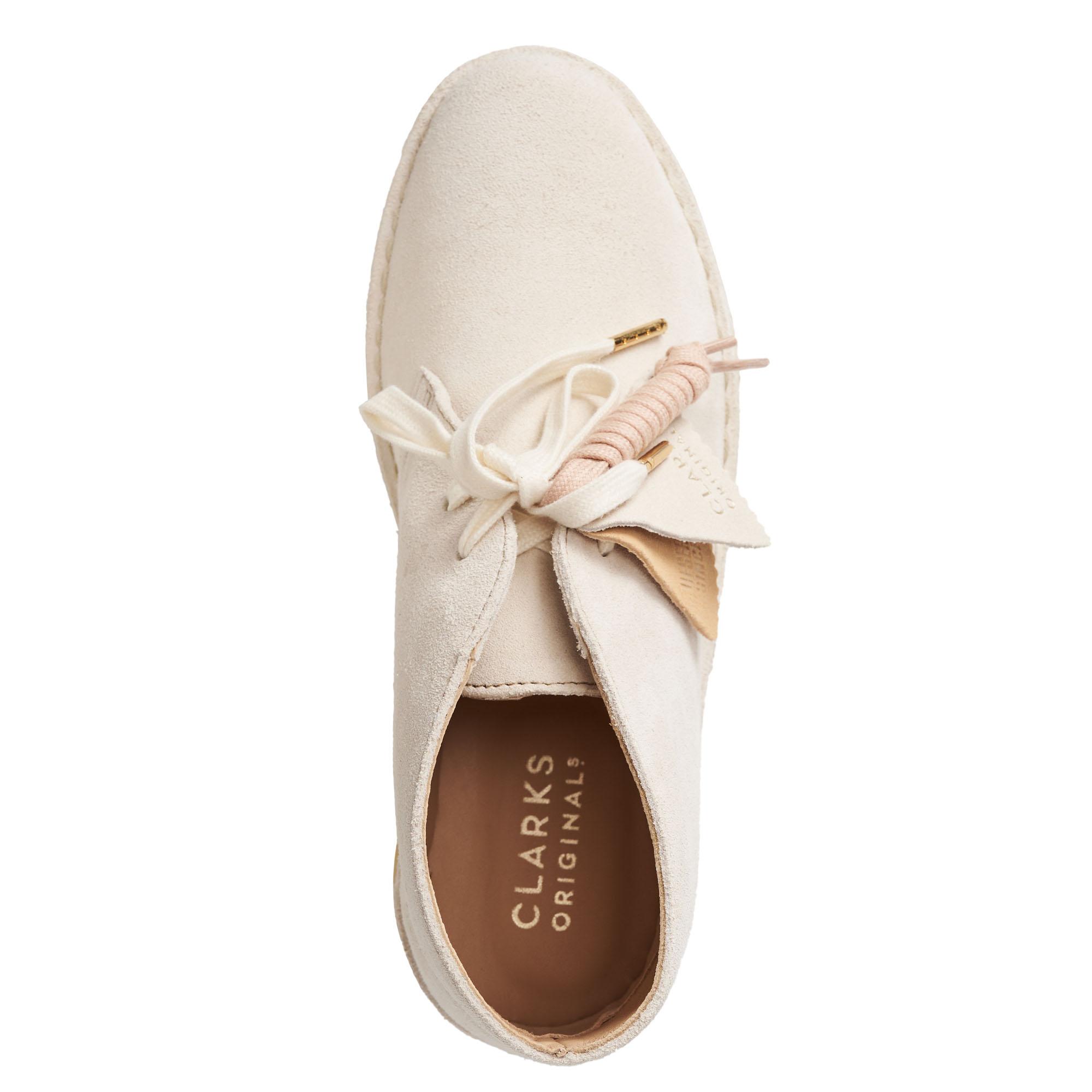 

Женские дезерты Clarks, белые, Бежевый