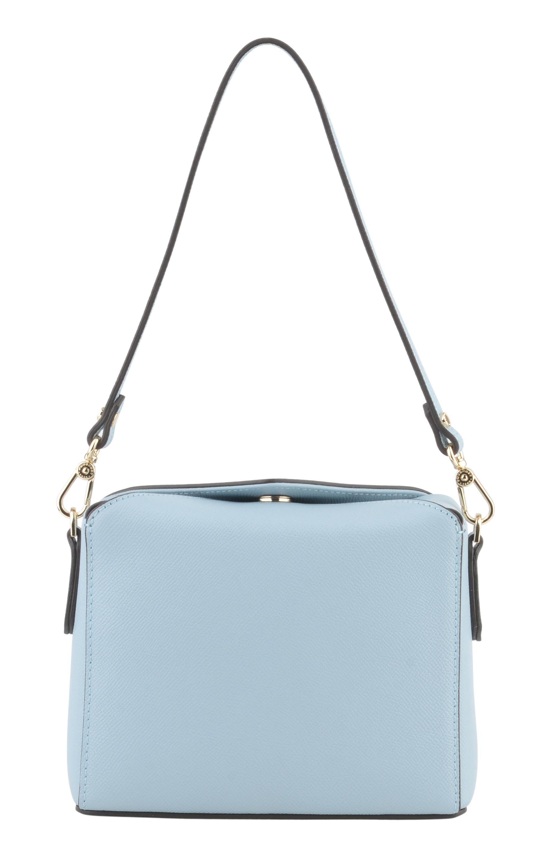 Женская сумка Maison Pourchet, голубая, цвет голубой, размер ONE SIZE - фото 4