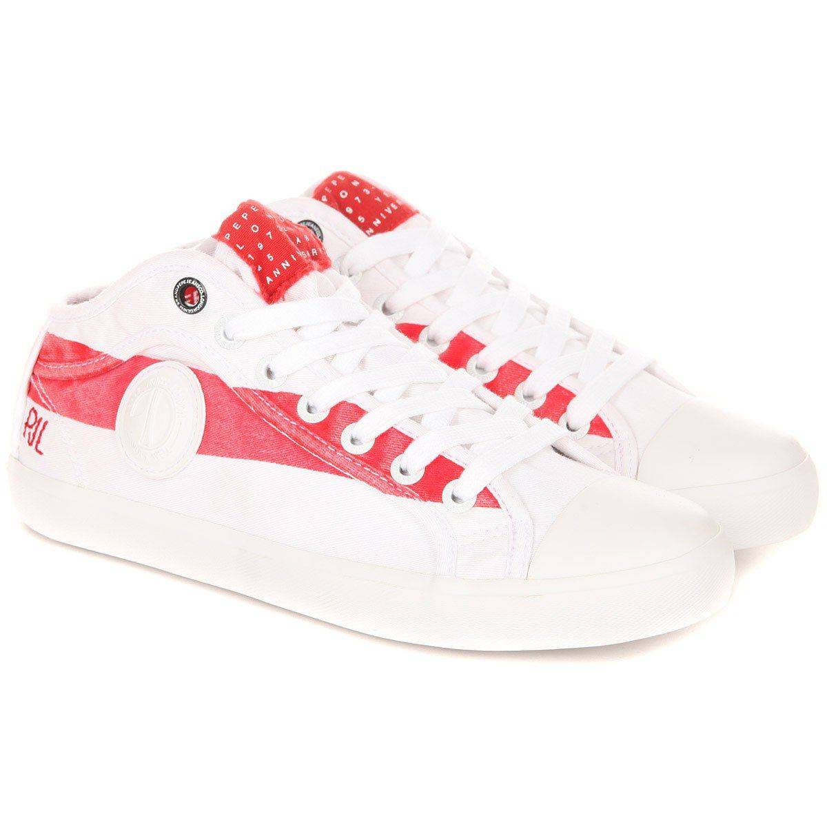 

Женские кеды Pepe Jeans London(IN 45 PLS30696), красные, Красный