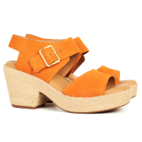 Kimmei Hi Strap 26171010 - Женские босоножки Clarks, оранжевые