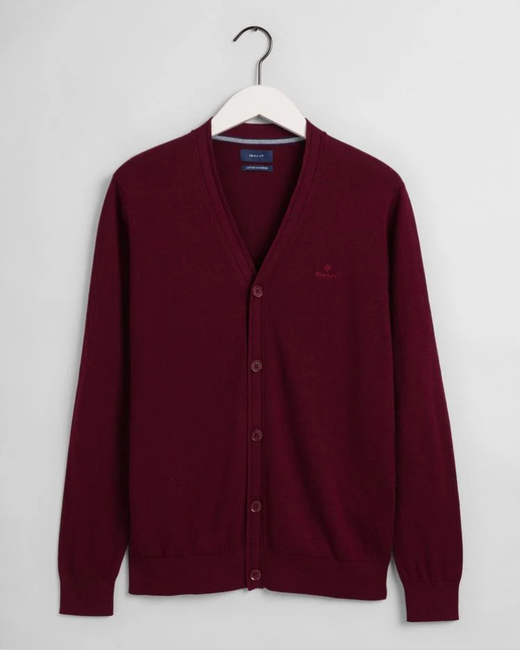 

Мужской кардиган Gant, бордовый