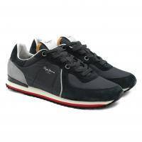 Мужские кроссовки Pepe Jeans London(TINKER CITY 21 PMS30728), черные, арт: PMS30728