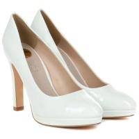 Женские туфли-лодочки Buffalo shoes, белые, арт: 1254044