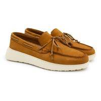 Мужские топсайдеры Clarks, коньячные, арт: 22207093